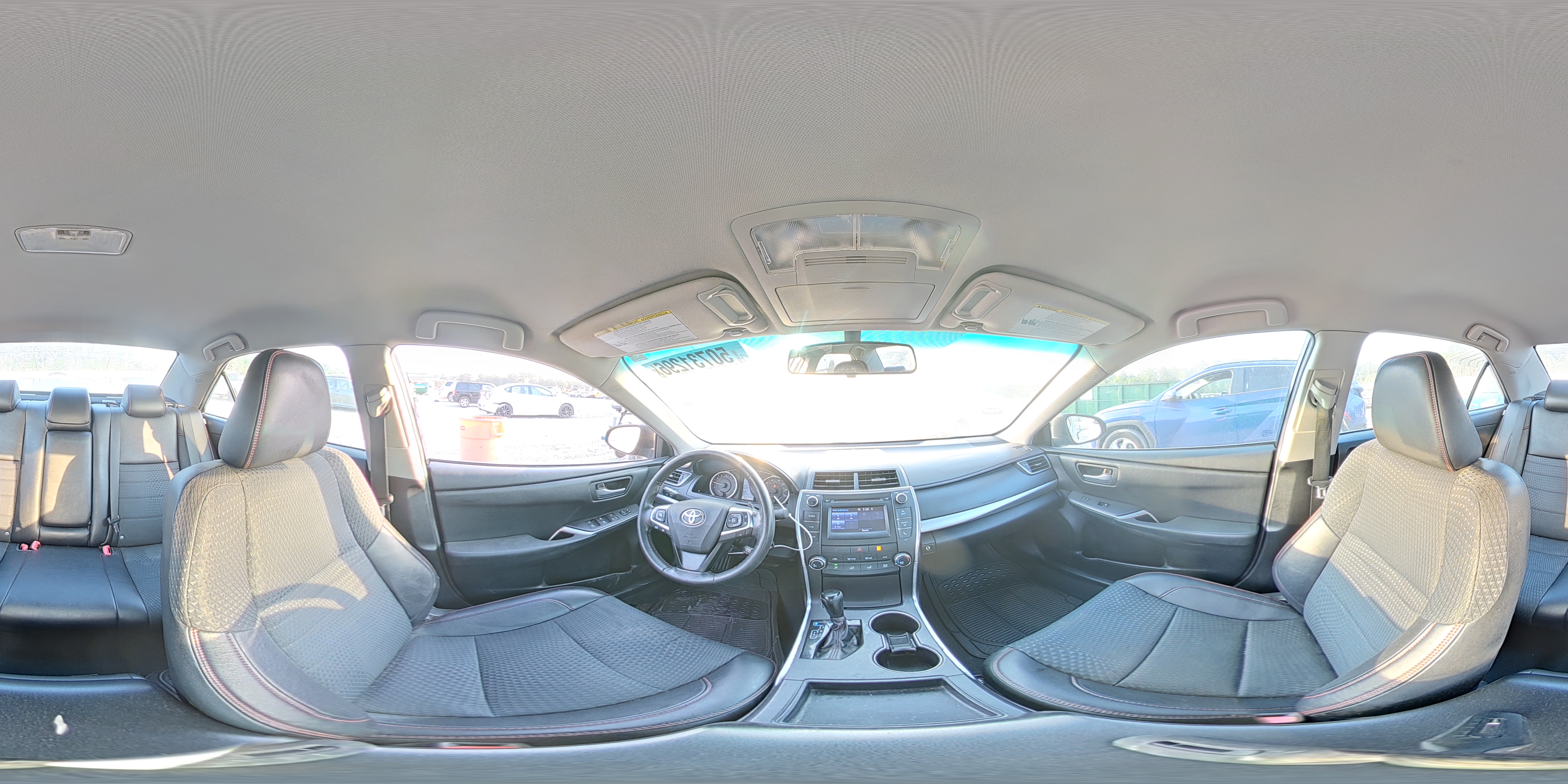 2015 Toyota Camry Se Black vin: 4T1BF1FKXFU084475