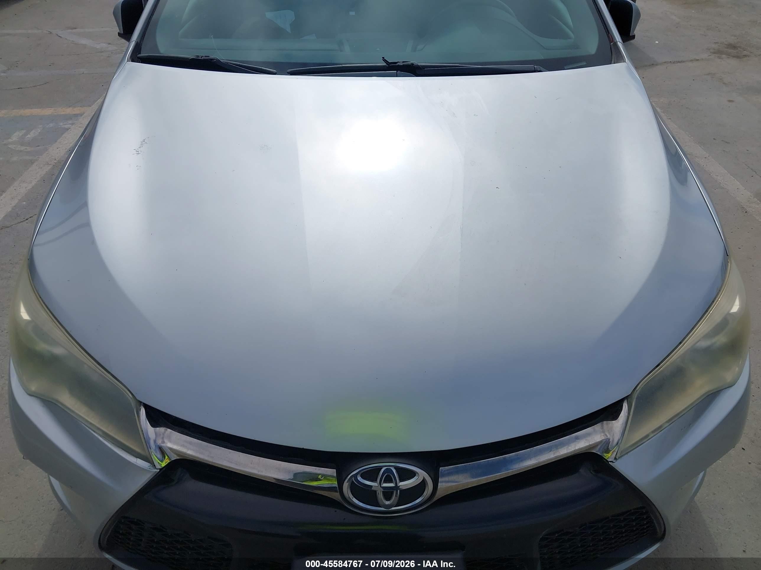 2015 Toyota Camry Se Silver vin: 4T1BF1FKXFU097209