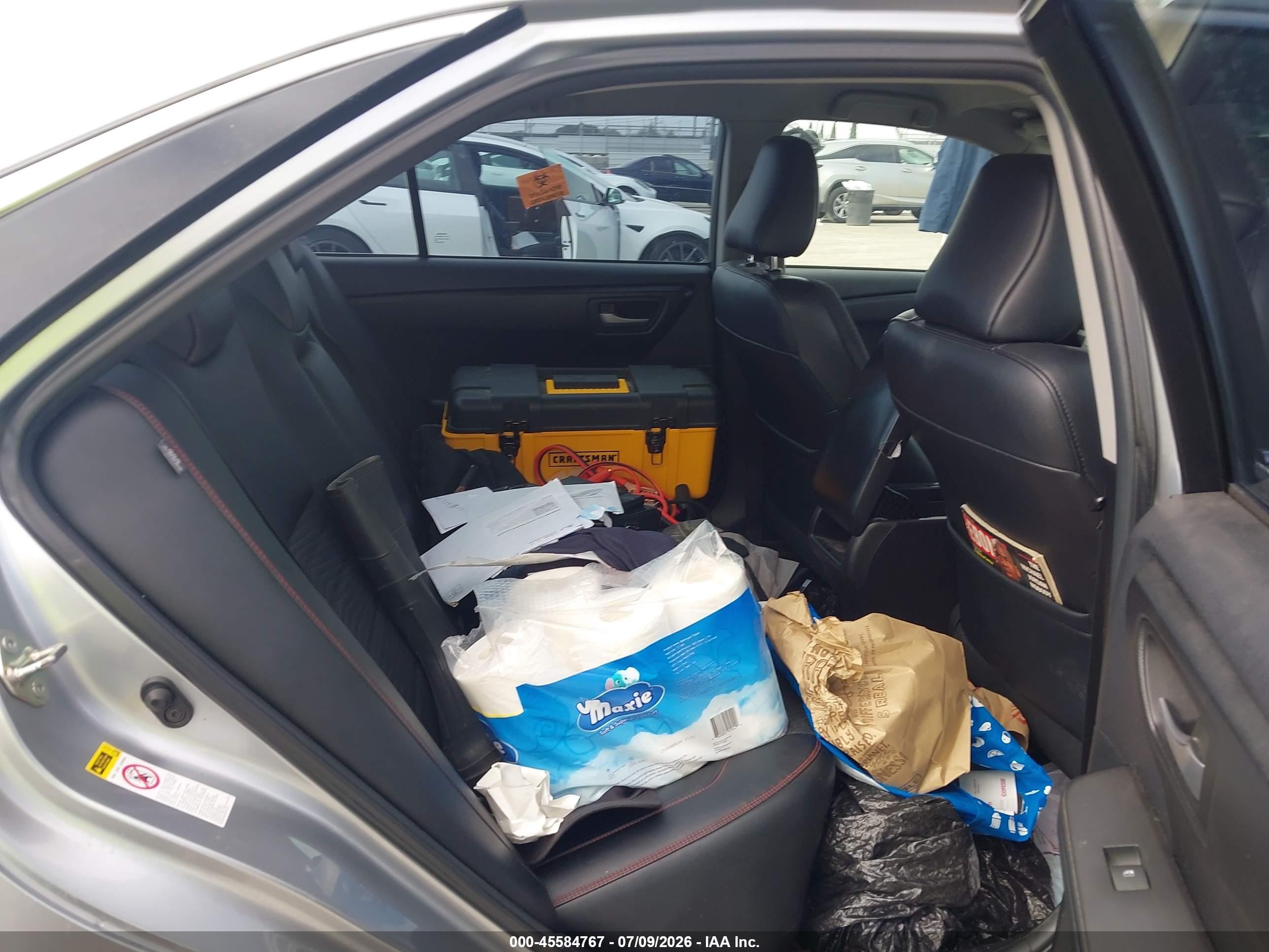 2015 Toyota Camry Se Silver vin: 4T1BF1FKXFU097209