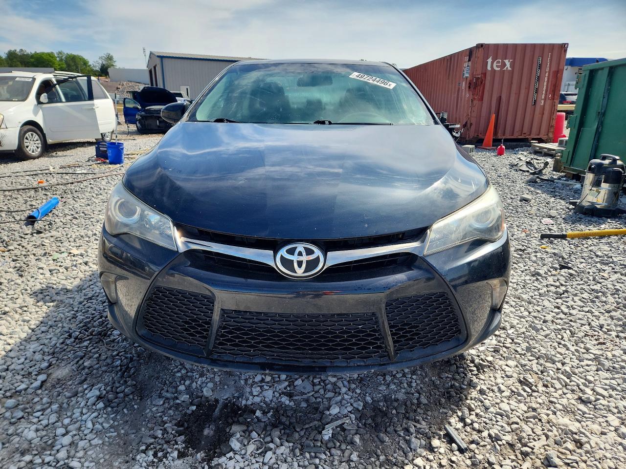 2015 Toyota Camry Se Blue vin: 4T1BF1FKXFU107771