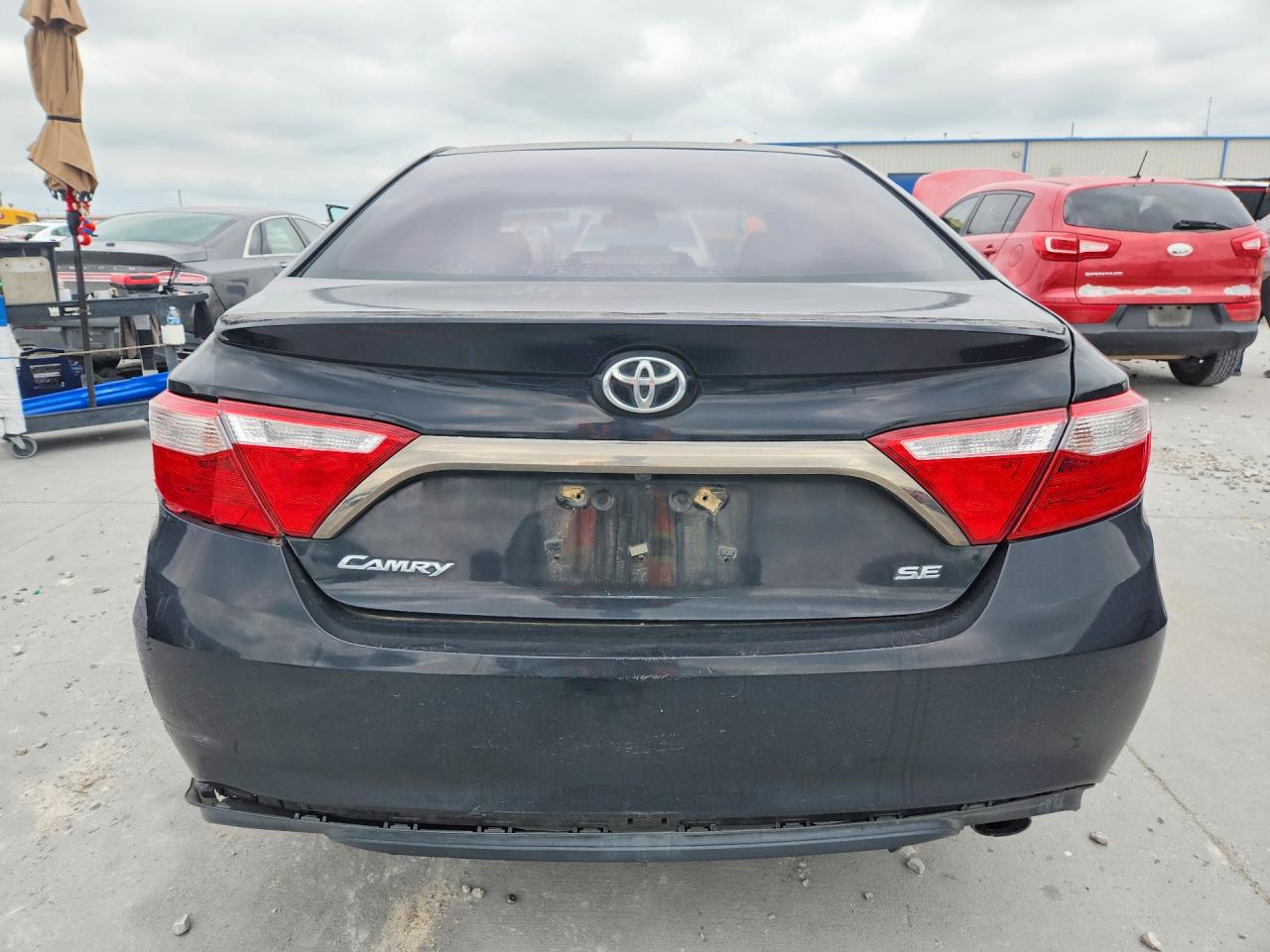 2015 Toyota Camry Se Black vin: 4T1BF1FKXFU108323