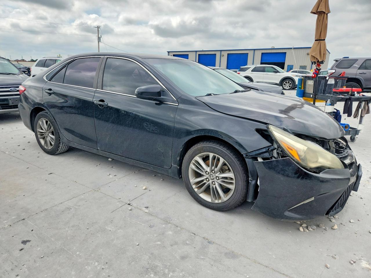2015 Toyota Camry Se Black vin: 4T1BF1FKXFU108323