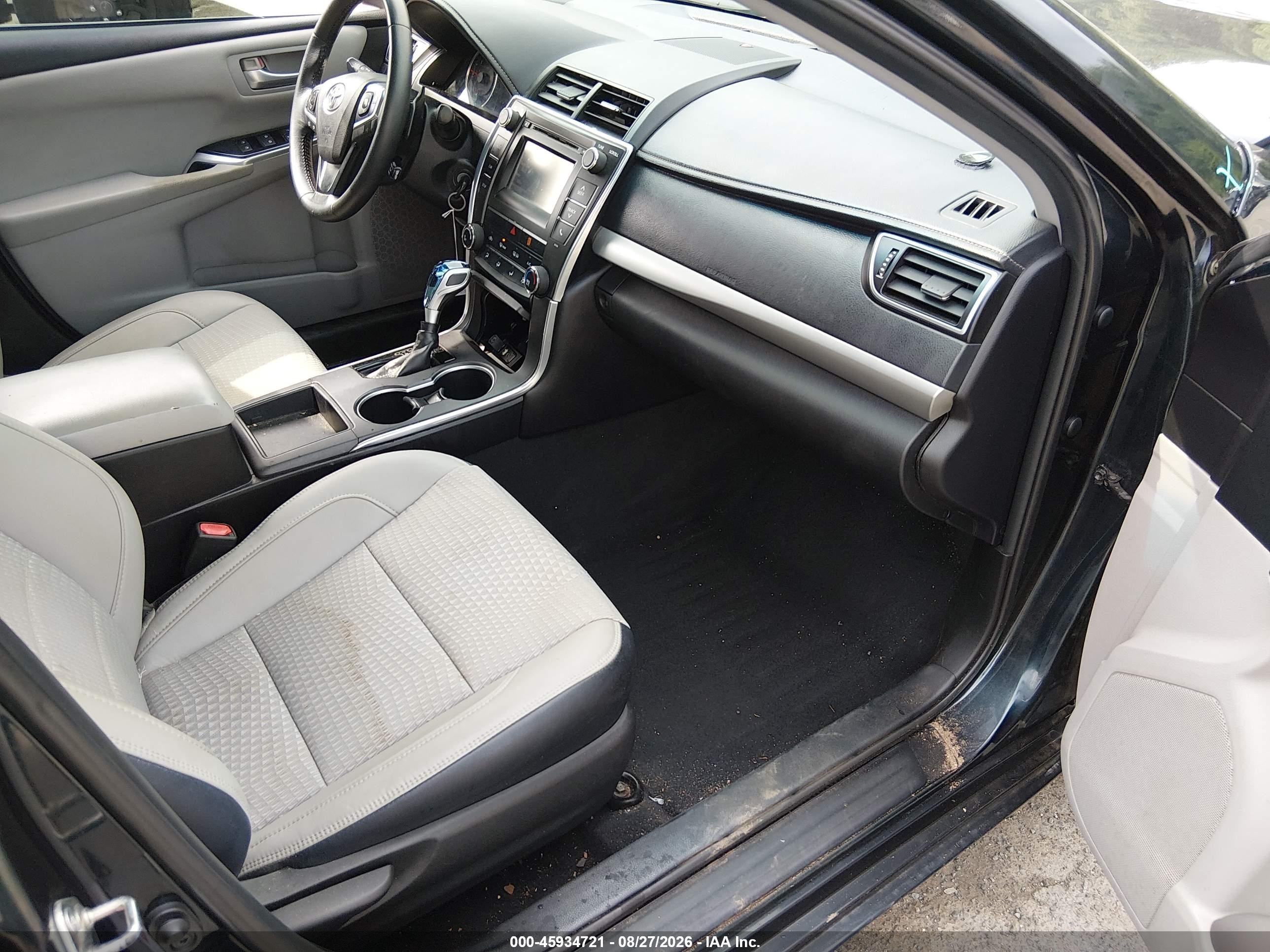 2015 Toyota Camry Se Green vin: 4T1BF1FKXFU114655