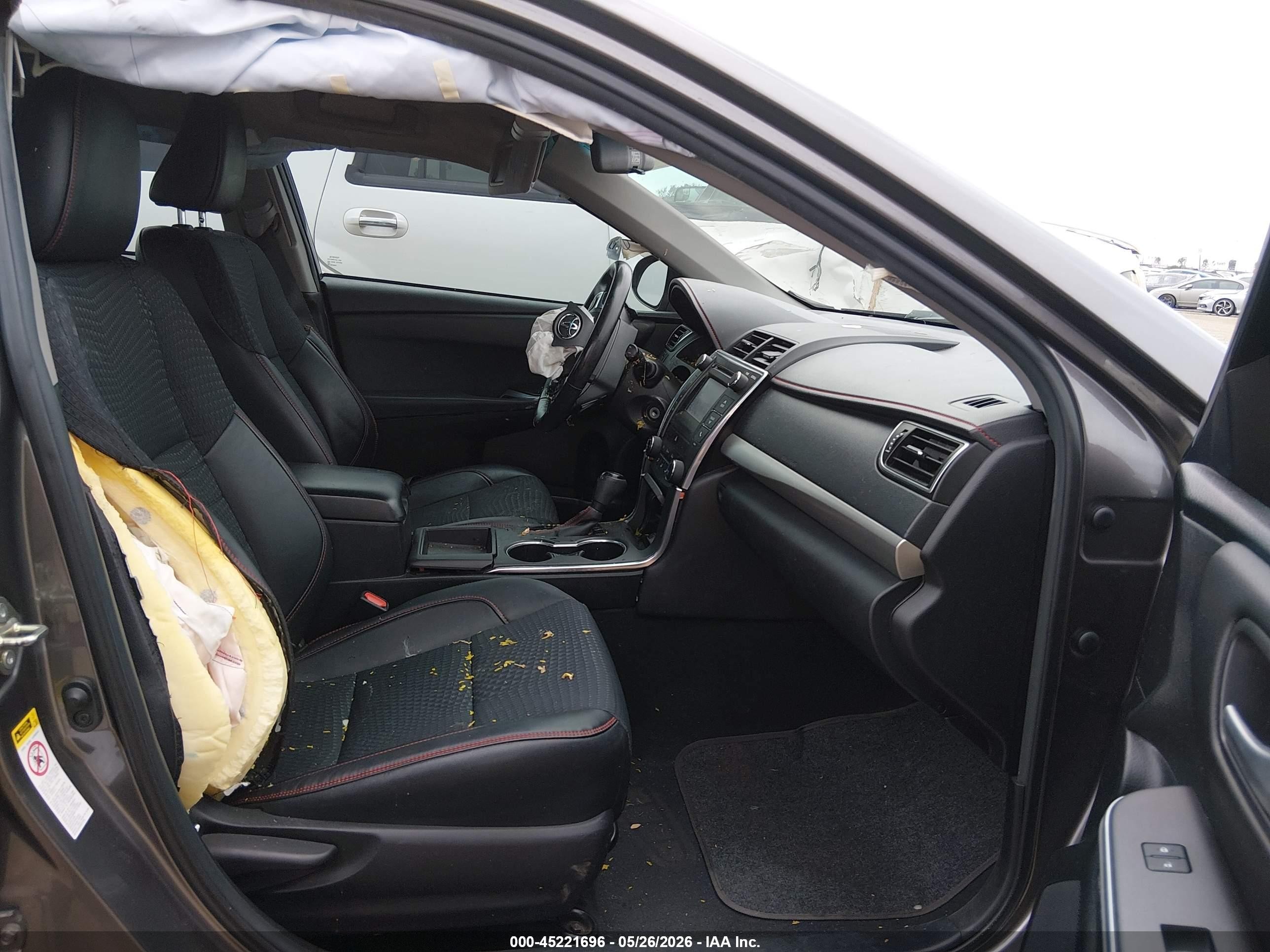2015 Toyota Camry Se Коричневый vin: 4T1BF1FKXFU479109