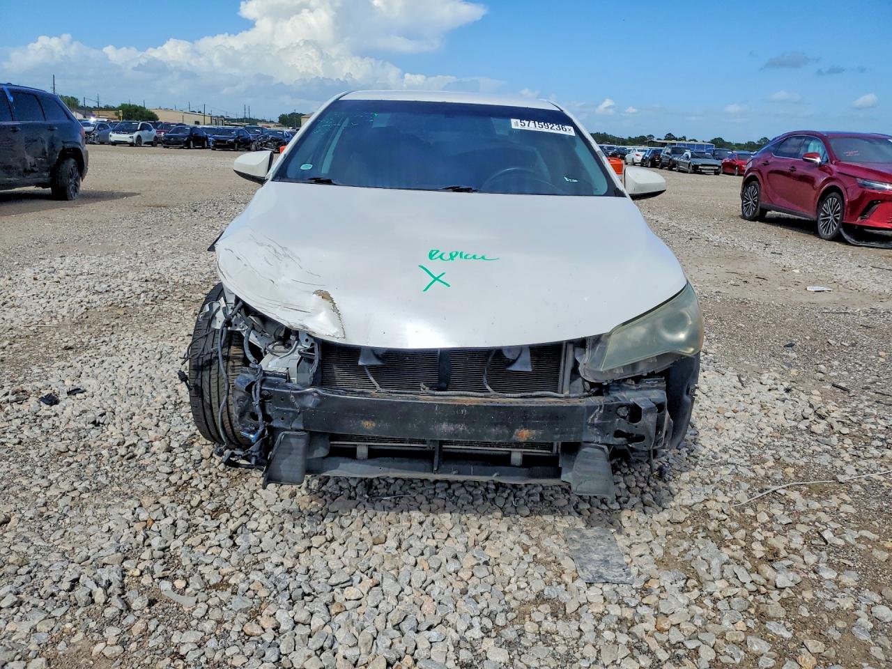2015 Toyota Camry Xse White vin: 4T1BF1FKXFU486609