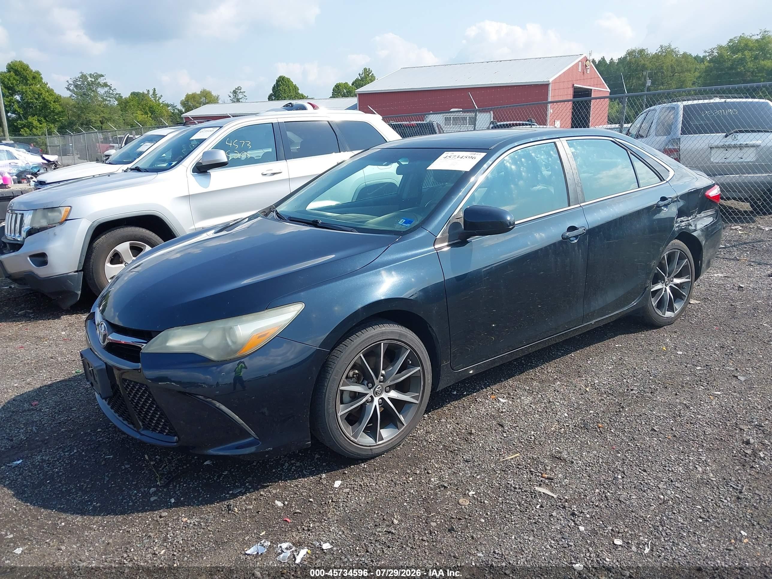 2015 Toyota Camry Xse Black vin: 4T1BF1FKXFU490093