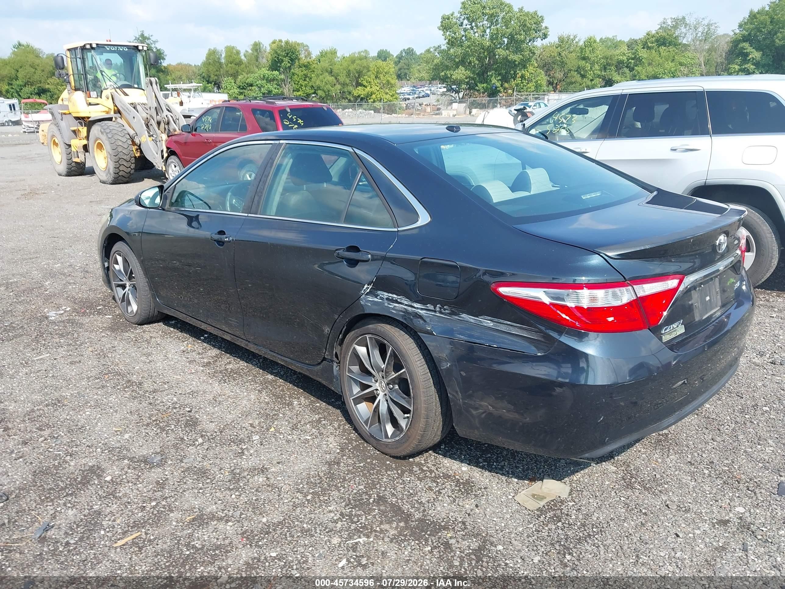 2015 Toyota Camry Xse Black vin: 4T1BF1FKXFU490093