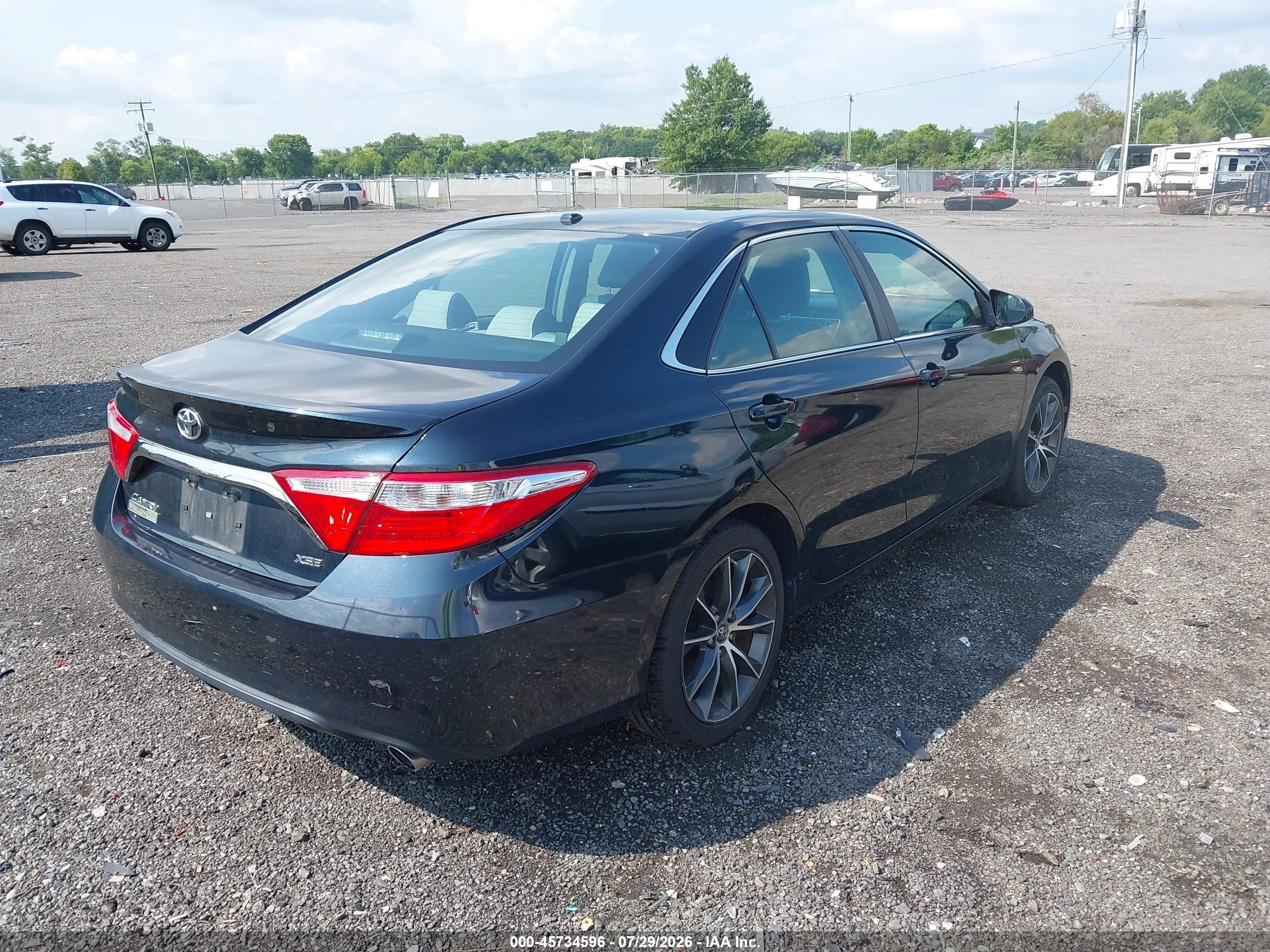2015 Toyota Camry Xse Black vin: 4T1BF1FKXFU490093