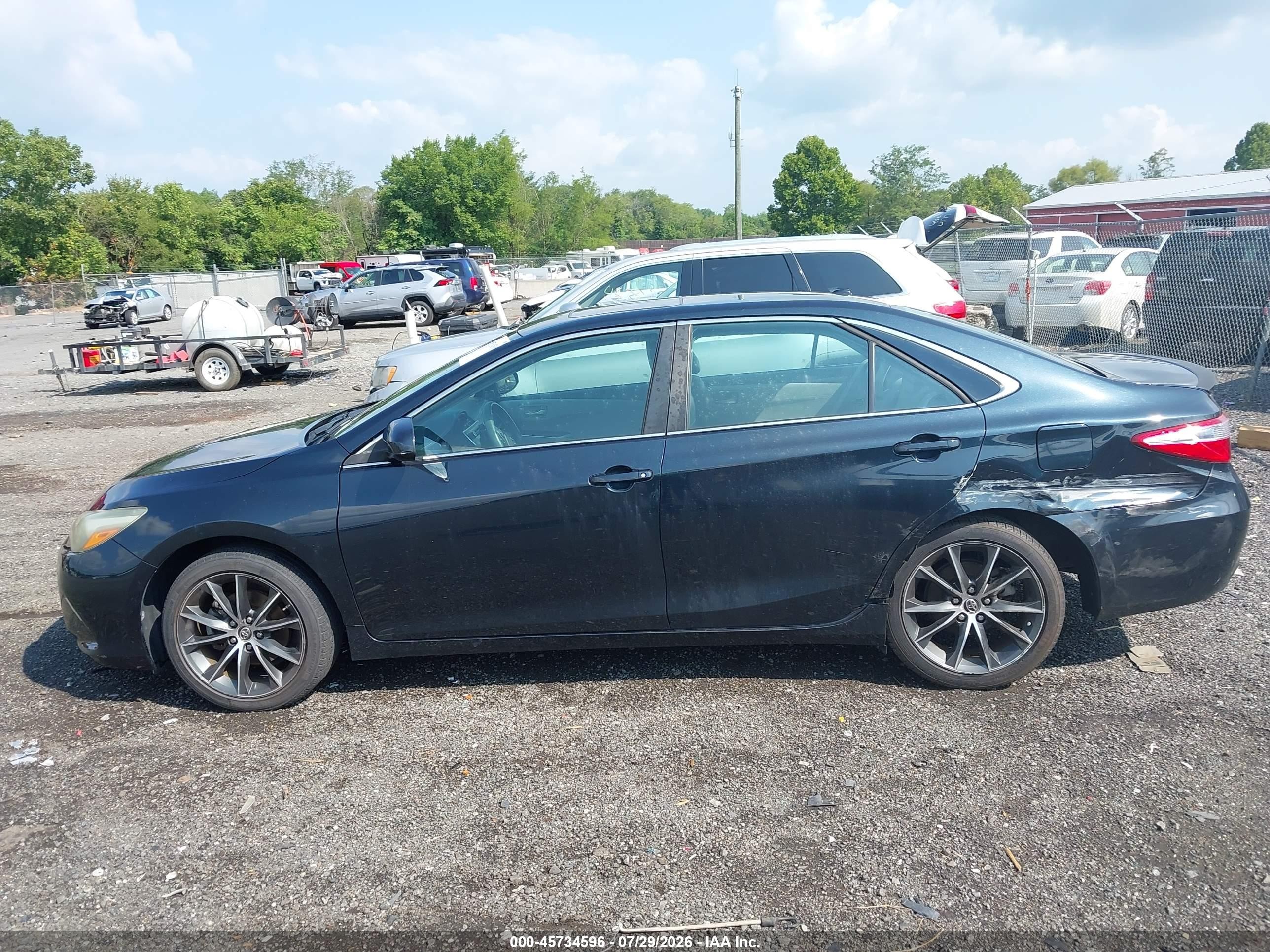2015 Toyota Camry Xse Black vin: 4T1BF1FKXFU490093