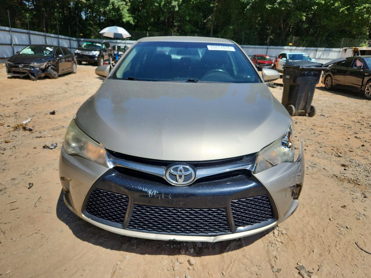 2015 Toyota Camry Se Silver vin: 4T1BF1FKXFU494760