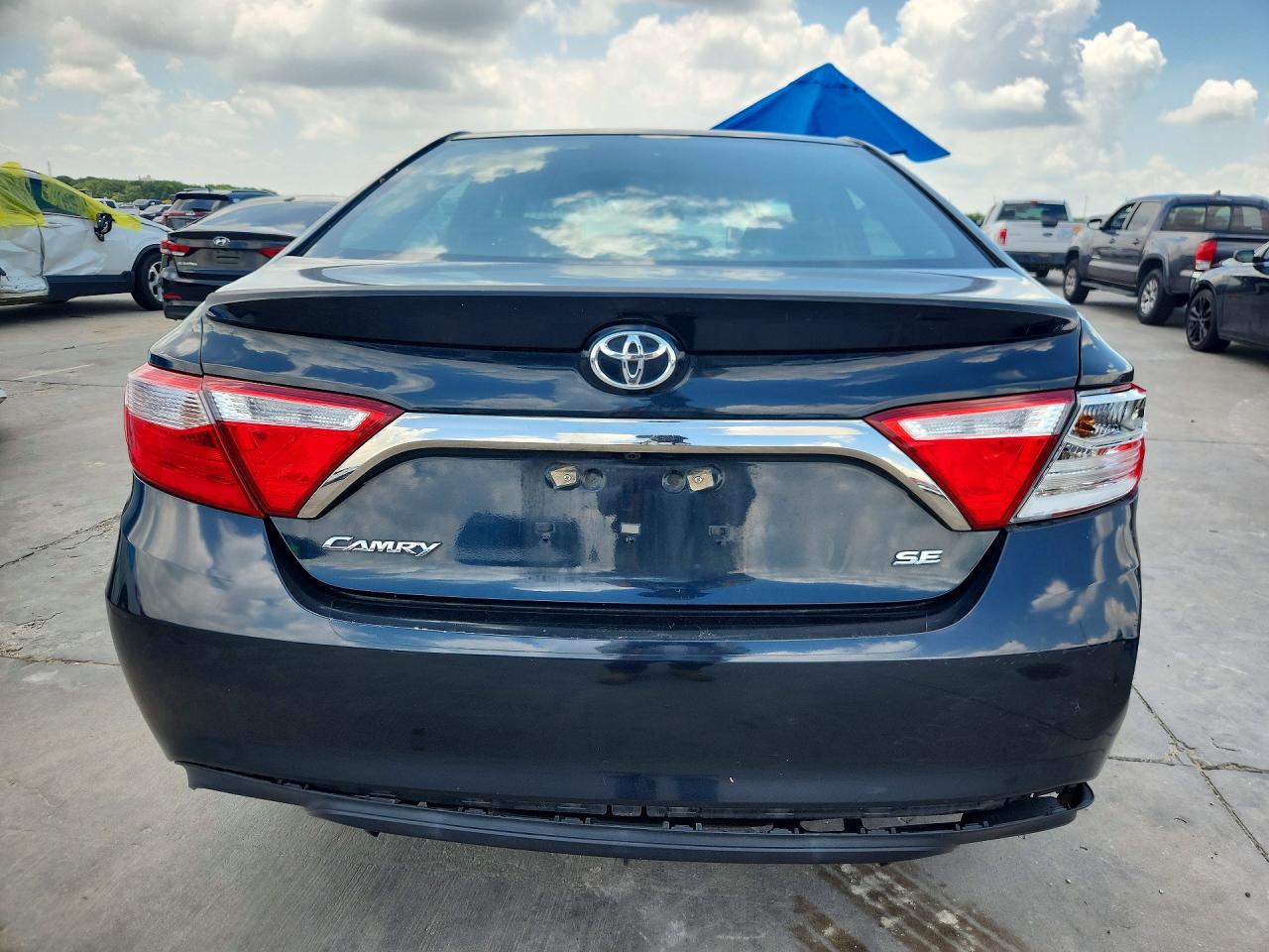 2015 Toyota Camry Se Black vin: 4T1BF1FKXFU496735