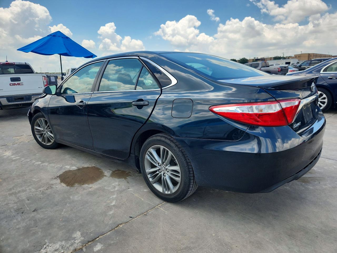 2015 Toyota Camry Se Black vin: 4T1BF1FKXFU496735