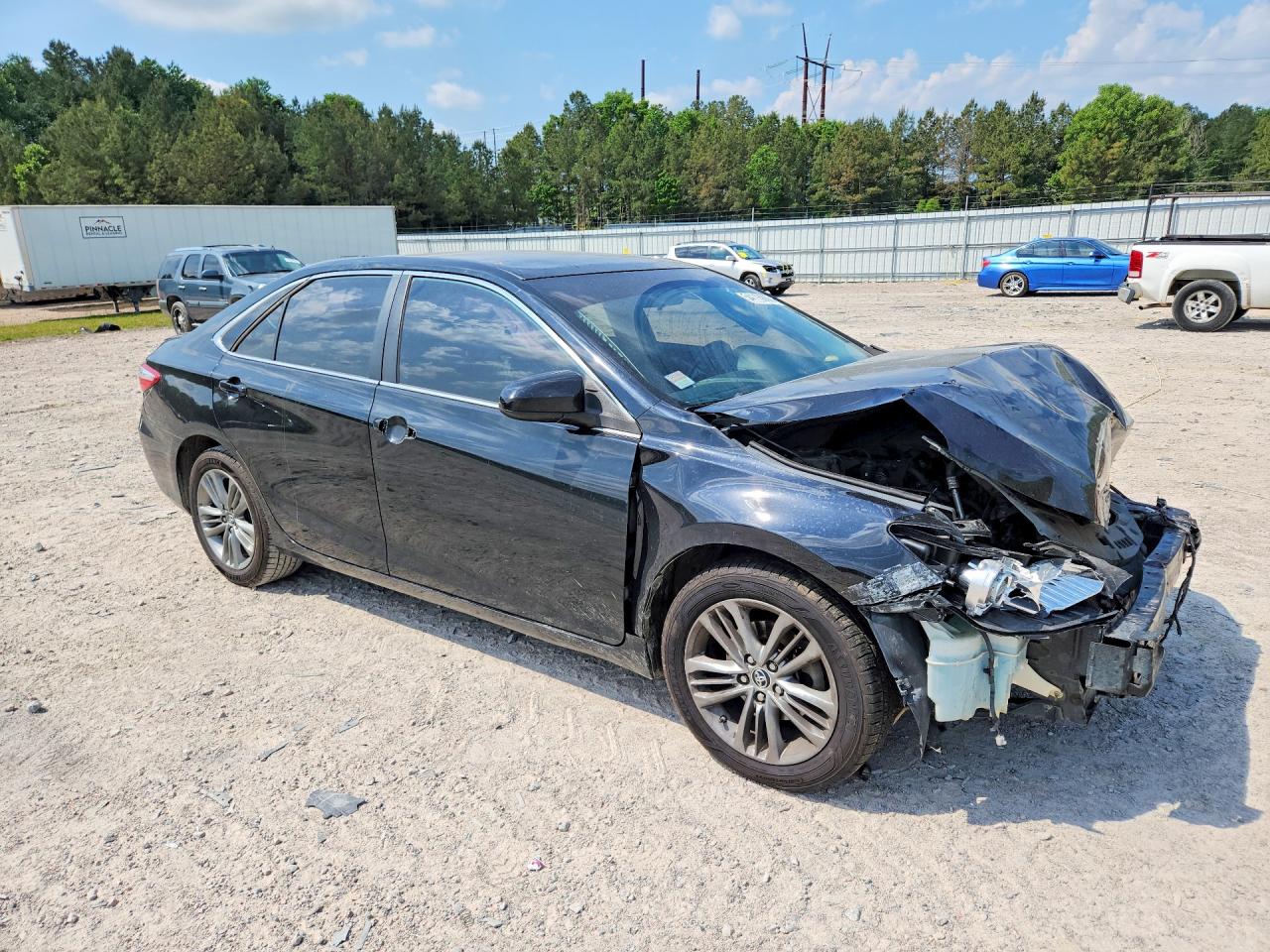 2015 Toyota Camry Se Black vin: 4T1BF1FKXFU498050