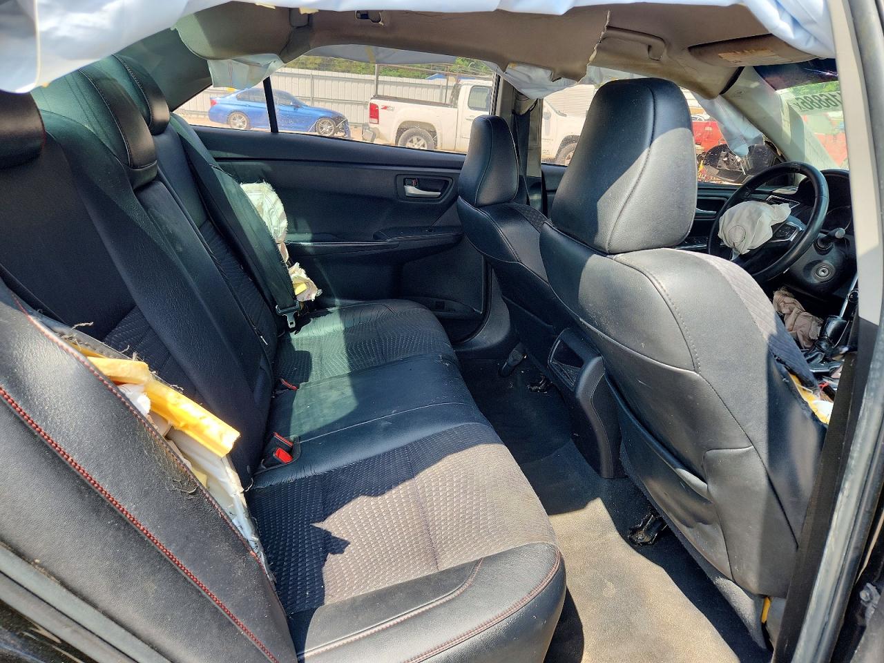 2015 Toyota Camry Se Black vin: 4T1BF1FKXFU498050