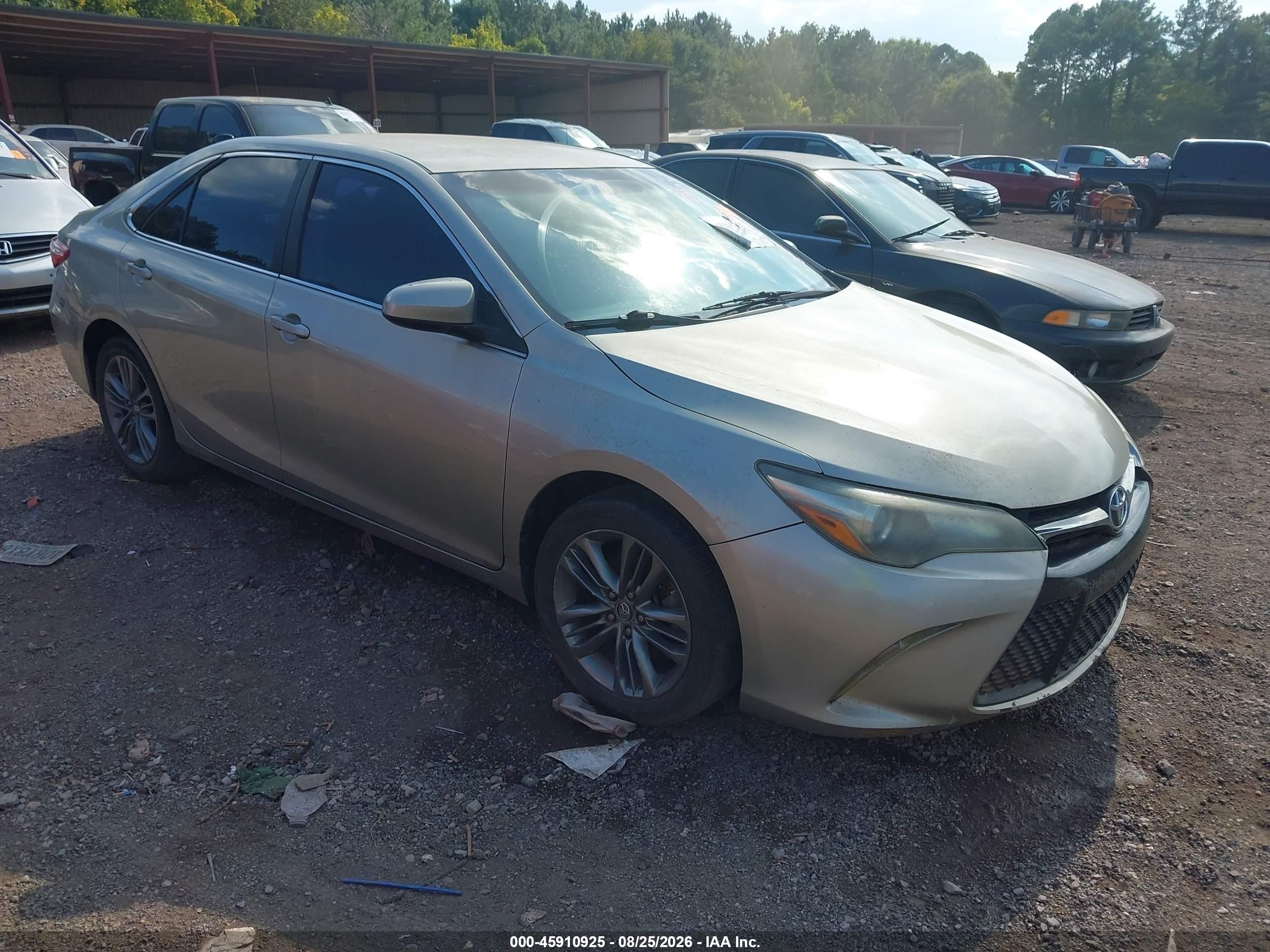 2015 Toyota Camry Se Black vin: 4T1BF1FKXFU881700