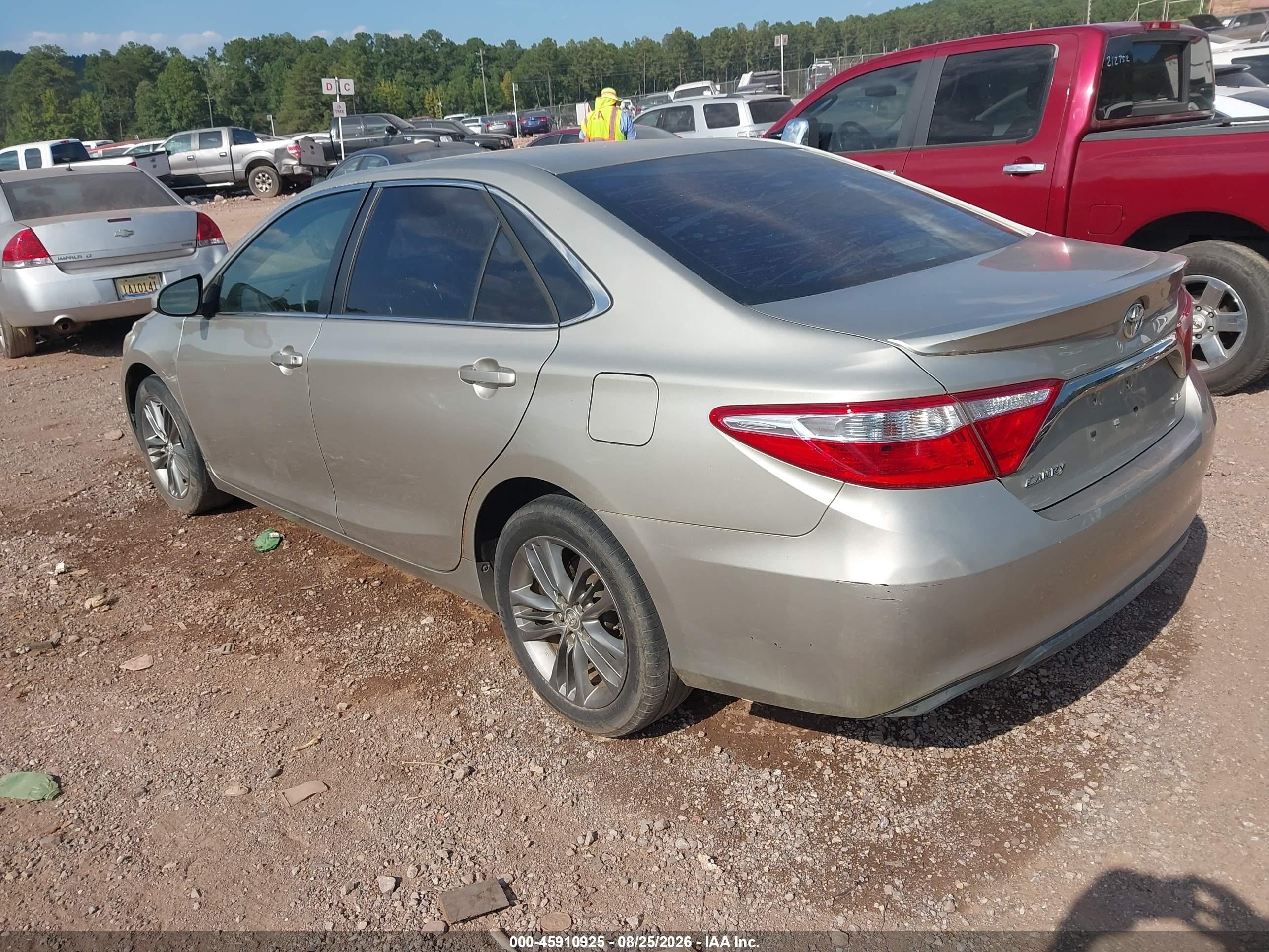 2015 Toyota Camry Se Black vin: 4T1BF1FKXFU881700