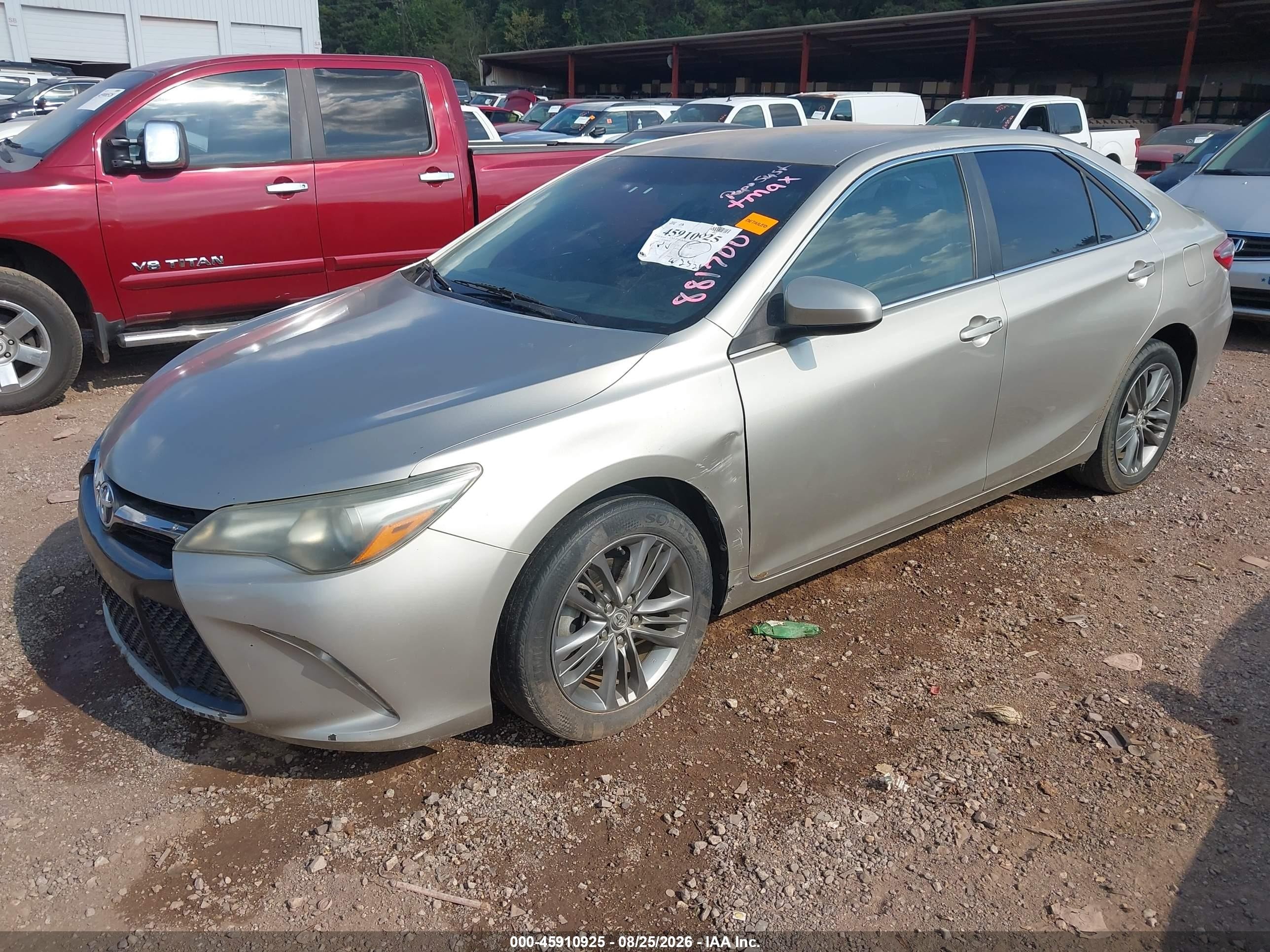 2015 Toyota Camry Se Black vin: 4T1BF1FKXFU881700