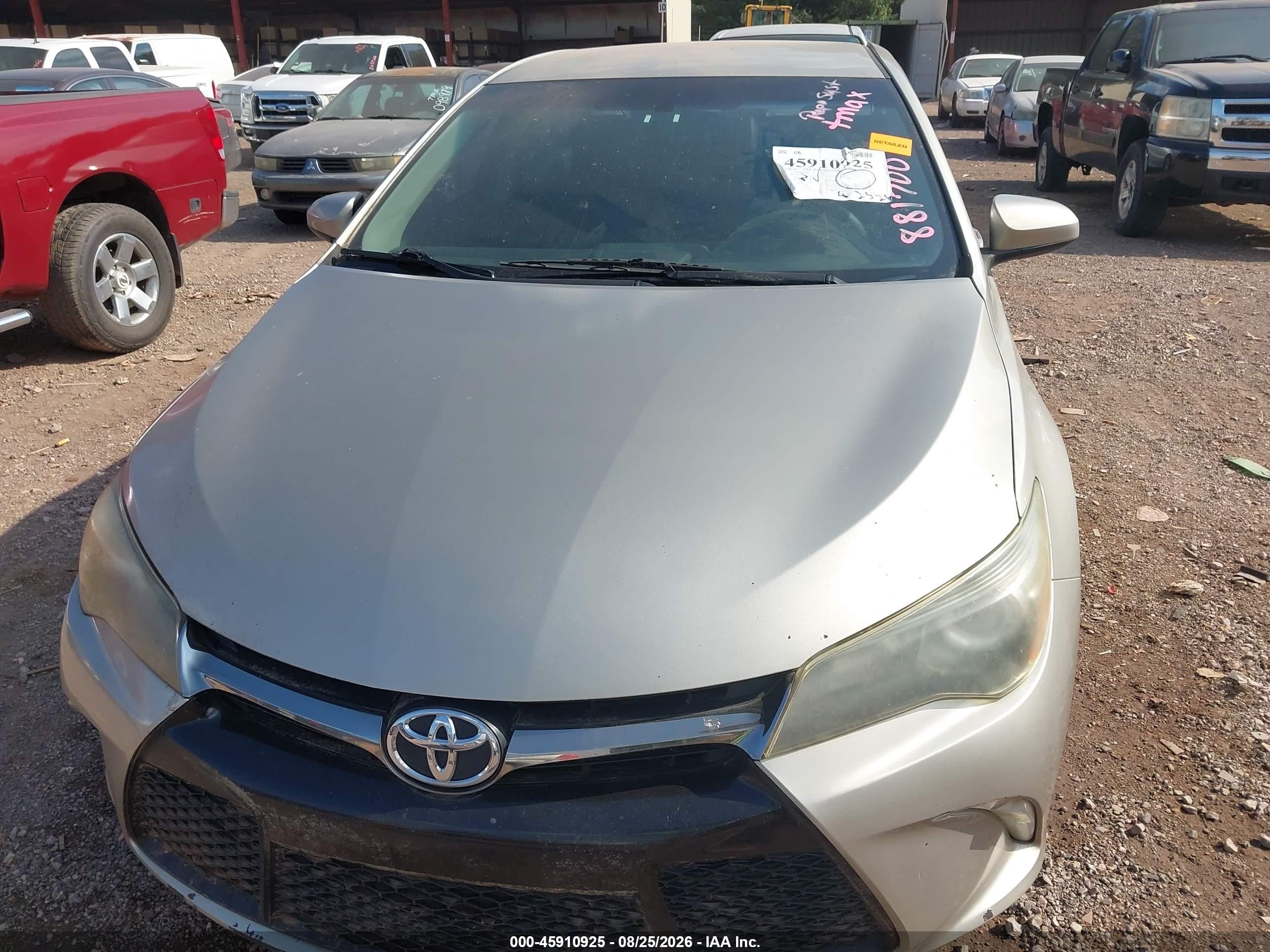 2015 Toyota Camry Se Black vin: 4T1BF1FKXFU881700