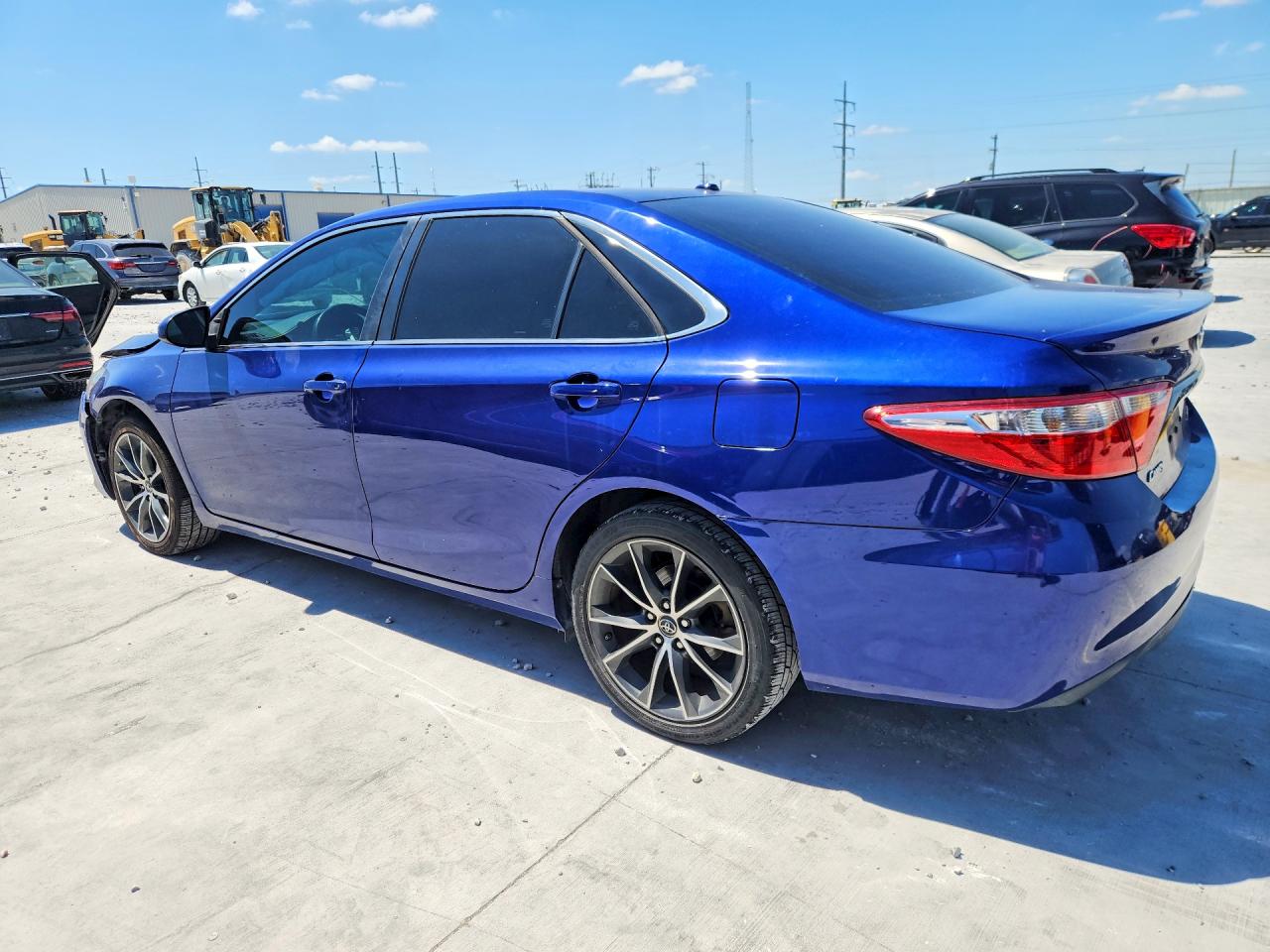 2015 Toyota Camry Xse Blue vin: 4T1BF1FKXFU887416