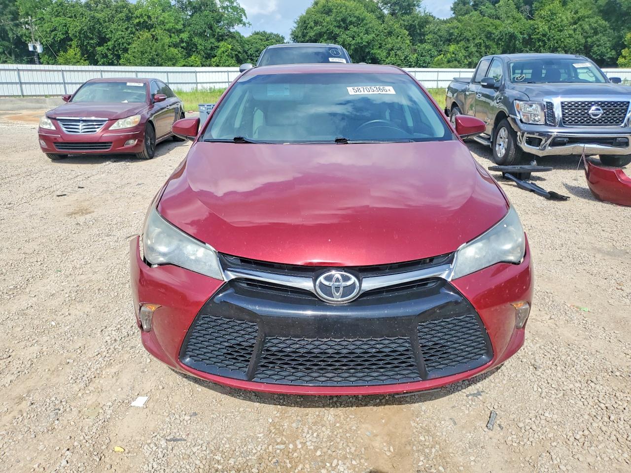 2015 Toyota Camry Xse Red vin: 4T1BF1FKXFU892700