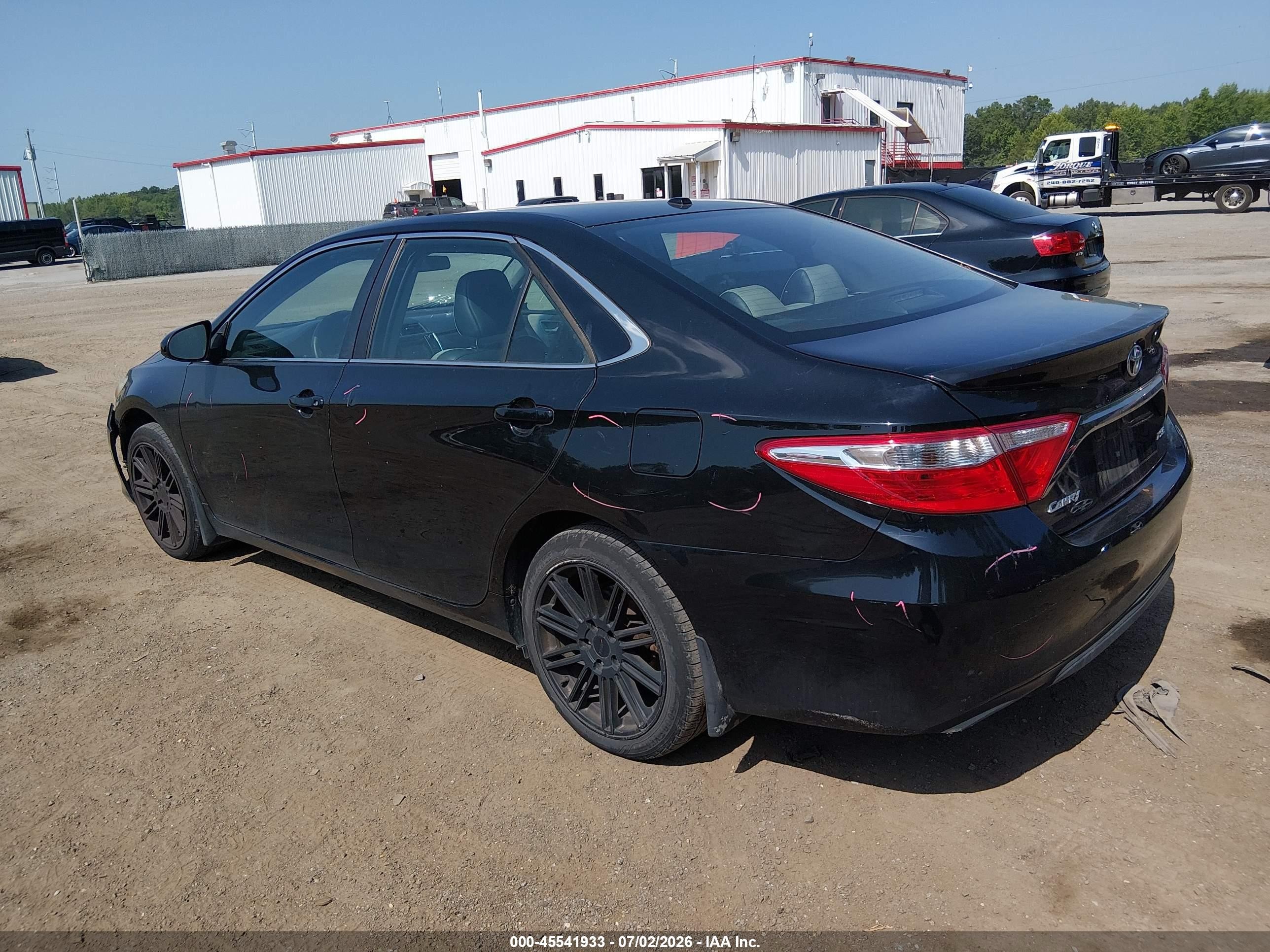 2015 Toyota Camry Xse Black vin: 4T1BF1FKXFU901749