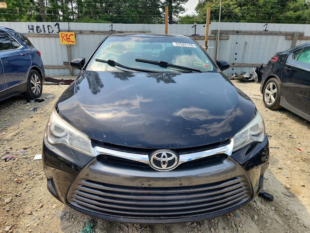 2015 Toyota Camry Black vin: 4T1BF1FKXFU906496