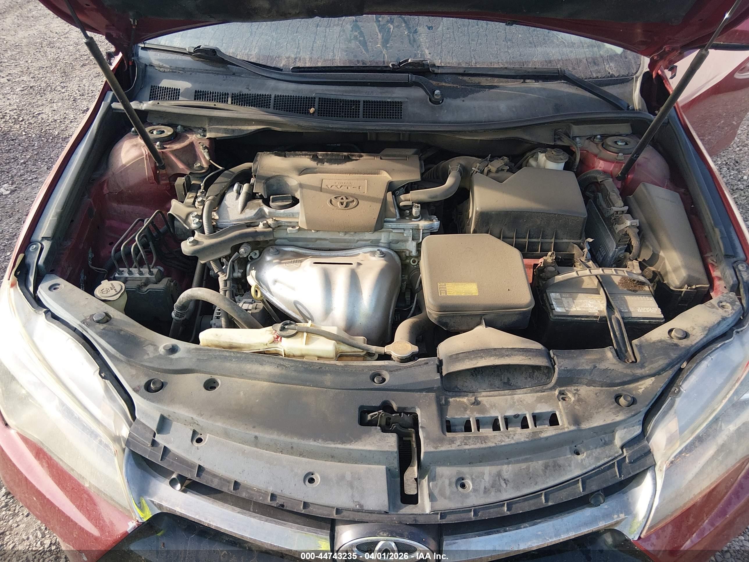 2015 Toyota Camry Se Red vin: 4T1BF1FKXFU910015