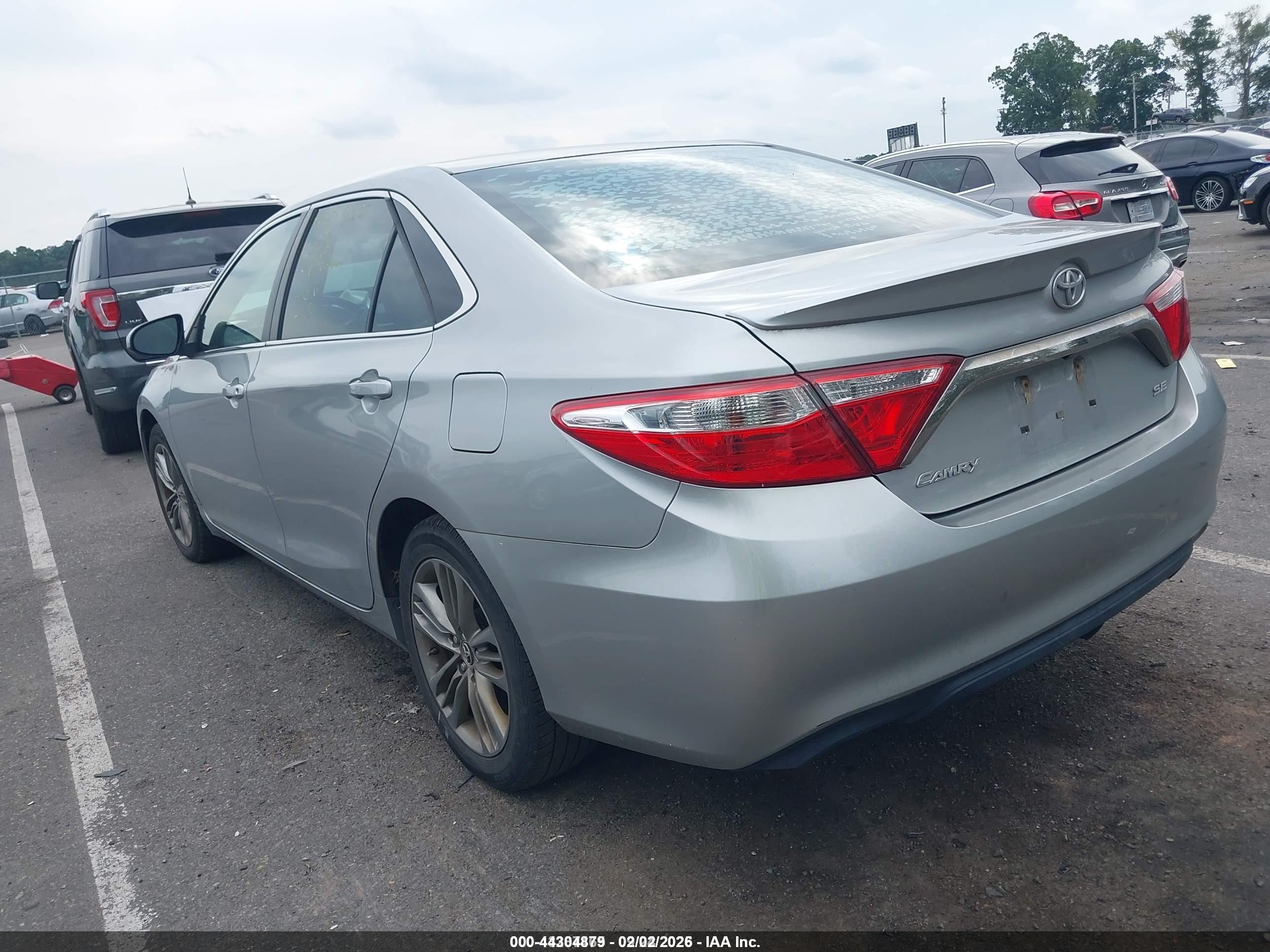 2015 Toyota Camry Se Gray vin: 4T1BF1FKXFU915232