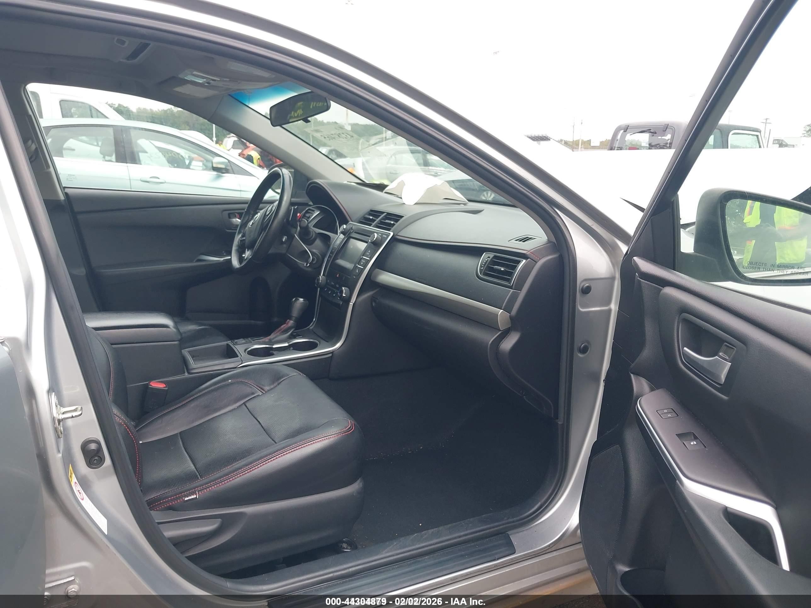 2015 Toyota Camry Se Gray vin: 4T1BF1FKXFU915232