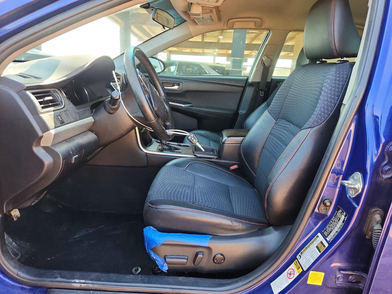 2015 Toyota Camry Se Blue vin: 4T1BF1FKXFU925159
