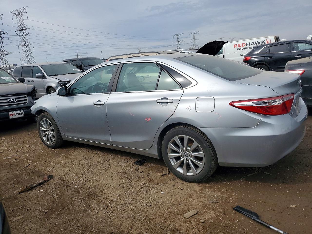 2015 Toyota Camry Xle Silver vin: 4T1BF1FKXFU936159