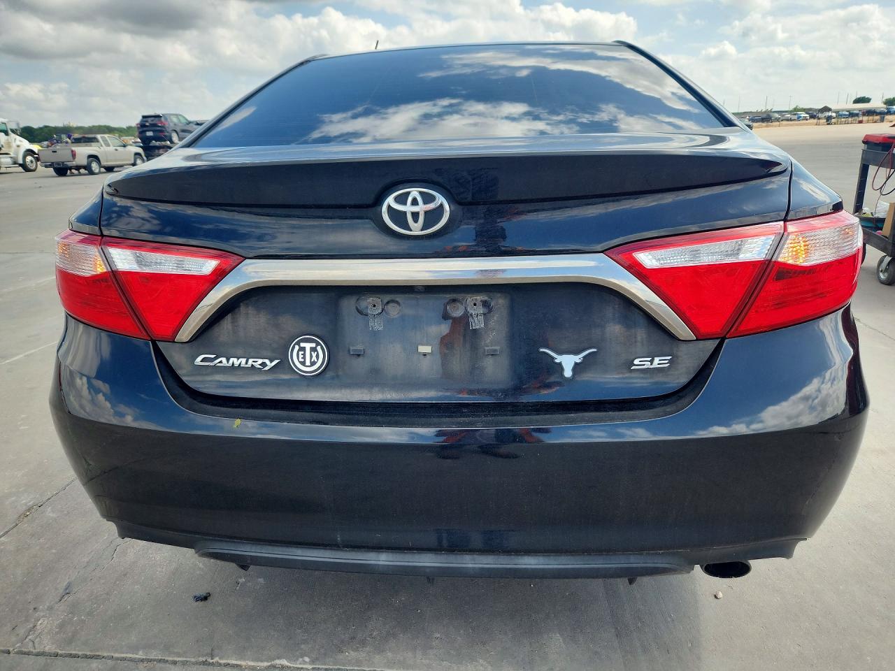 2015 Toyota Camry Se Black vin: 4T1BF1FKXFU937831