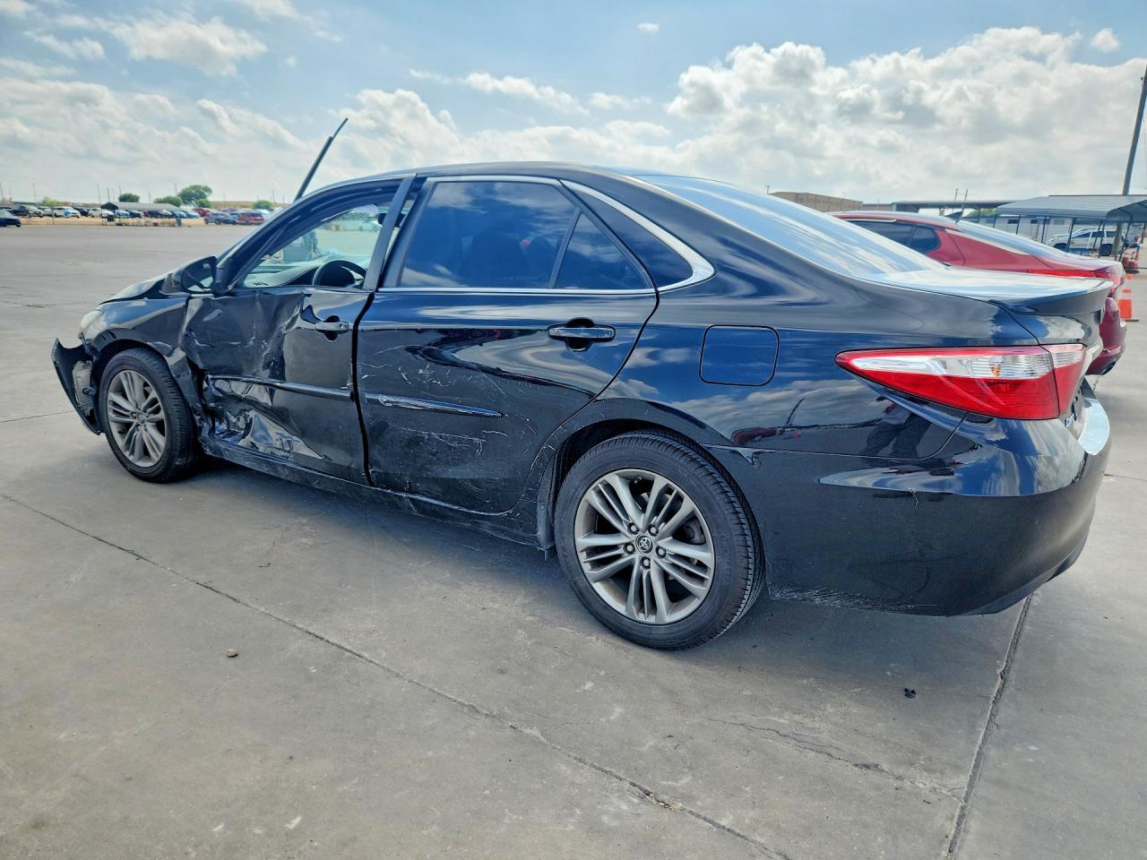 2015 Toyota Camry Se Black vin: 4T1BF1FKXFU937831