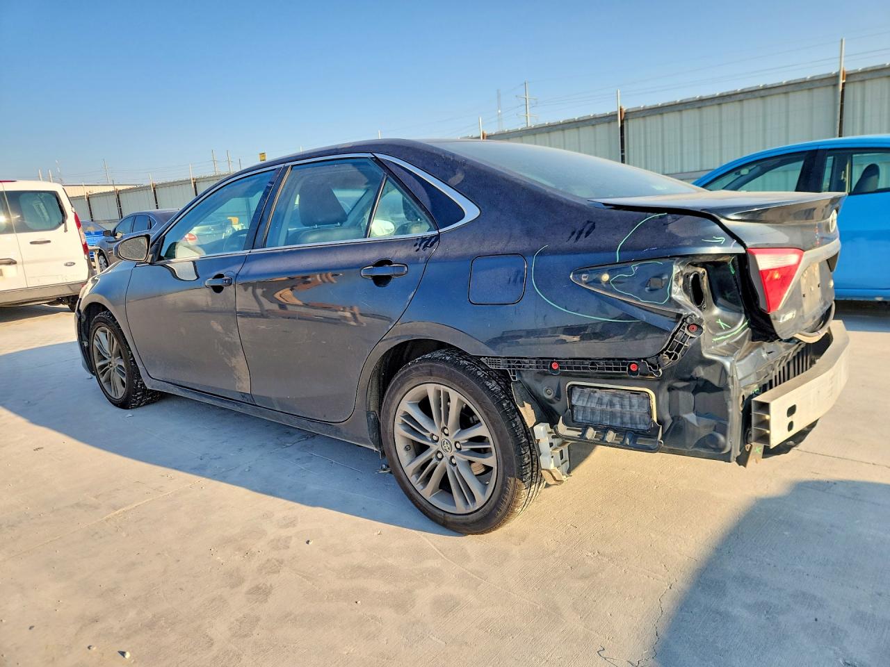 2015 Toyota Camry Se Black vin: 4T1BF1FKXFU941202