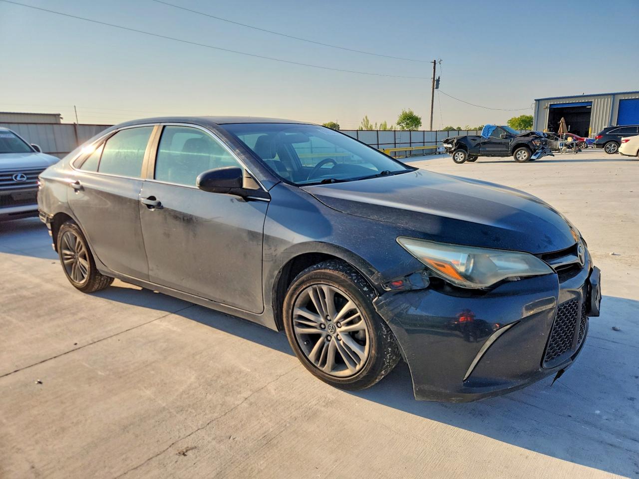 2015 Toyota Camry Se Black vin: 4T1BF1FKXFU941202