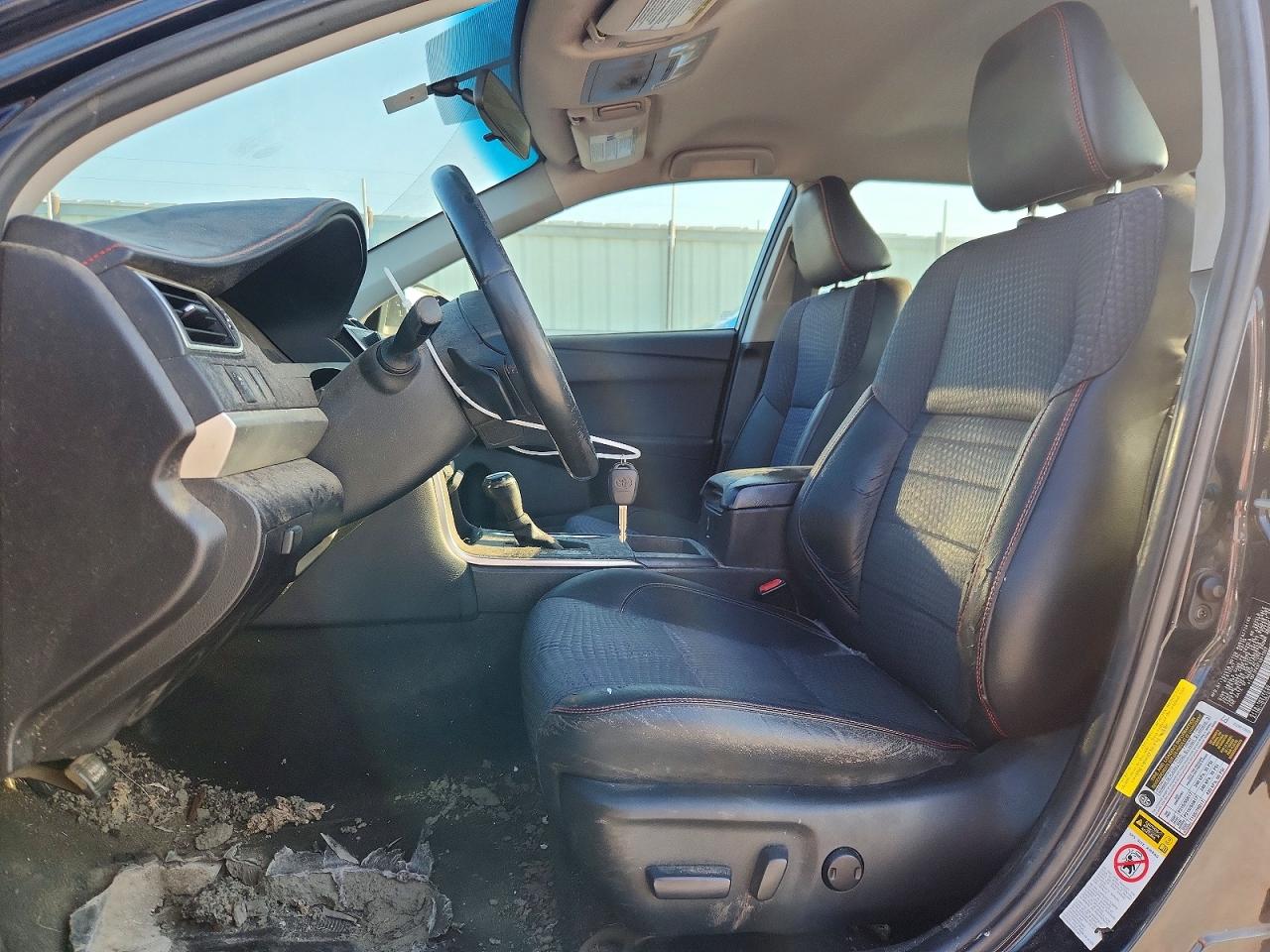 2015 Toyota Camry Se Black vin: 4T1BF1FKXFU941202