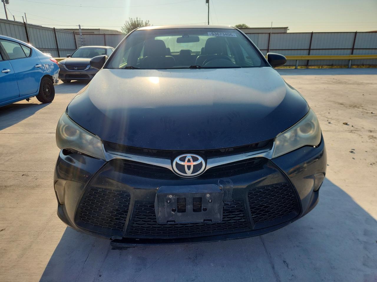 2015 Toyota Camry Se Black vin: 4T1BF1FKXFU941202