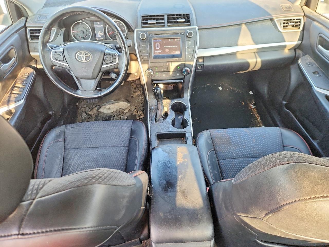 2015 Toyota Camry Se Black vin: 4T1BF1FKXFU941202