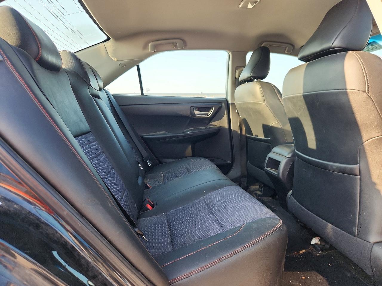 2015 Toyota Camry Se Black vin: 4T1BF1FKXFU941202