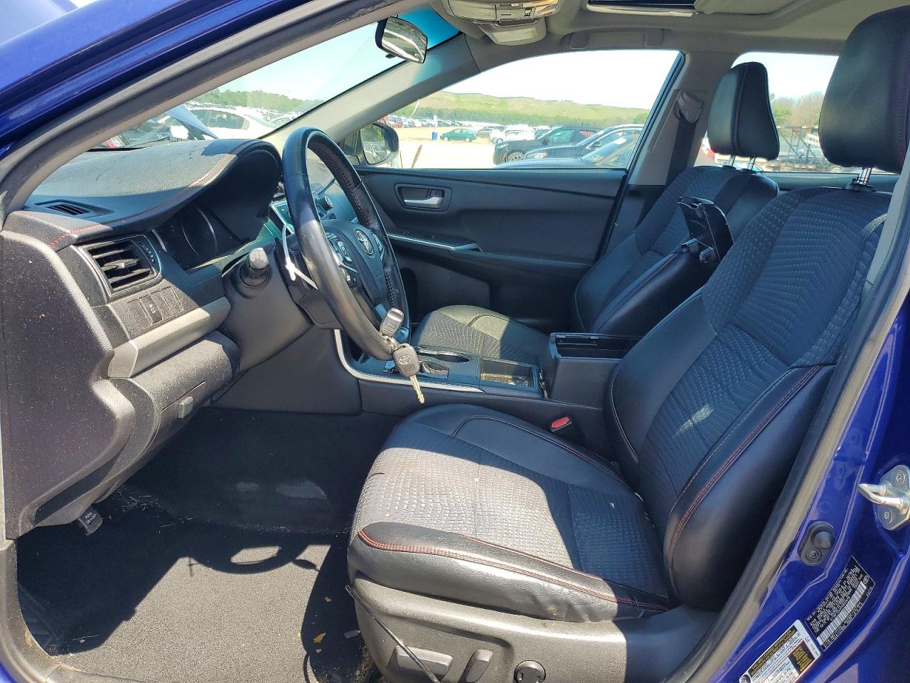 2015 Toyota Camry Se Синий vin: 4T1BF1FKXFU946478