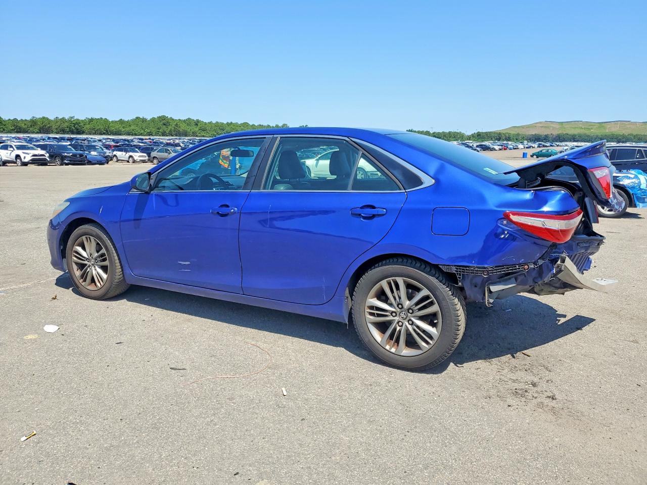 2015 Toyota Camry Se Синий vin: 4T1BF1FKXFU946478