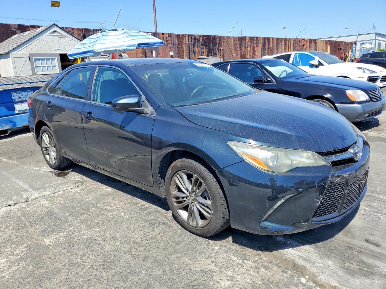 2015 Toyota Camry Se Black vin: 4T1BF1FKXFU950417