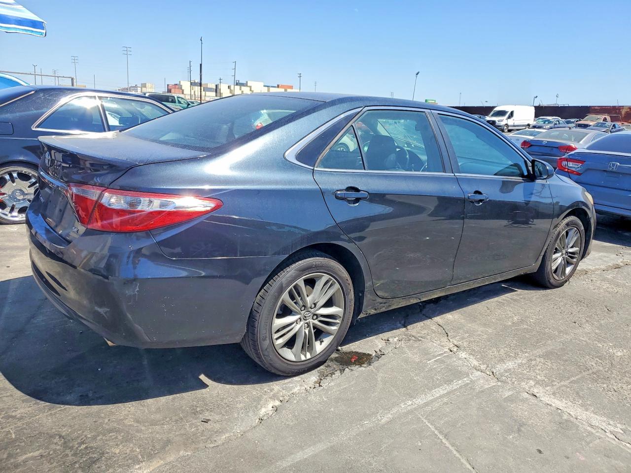 2015 Toyota Camry Se Black vin: 4T1BF1FKXFU950417