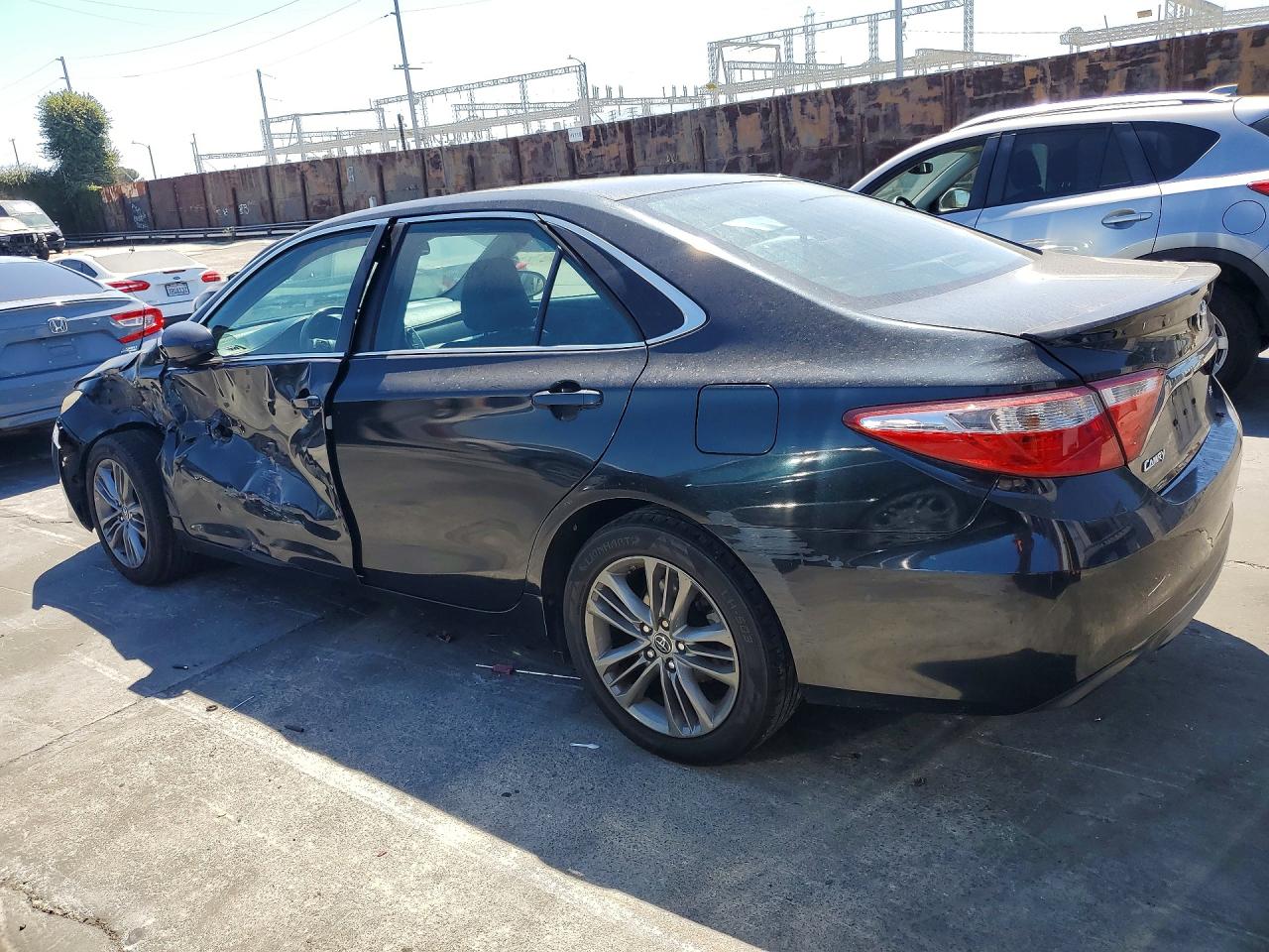 2015 Toyota Camry Se Black vin: 4T1BF1FKXFU950417