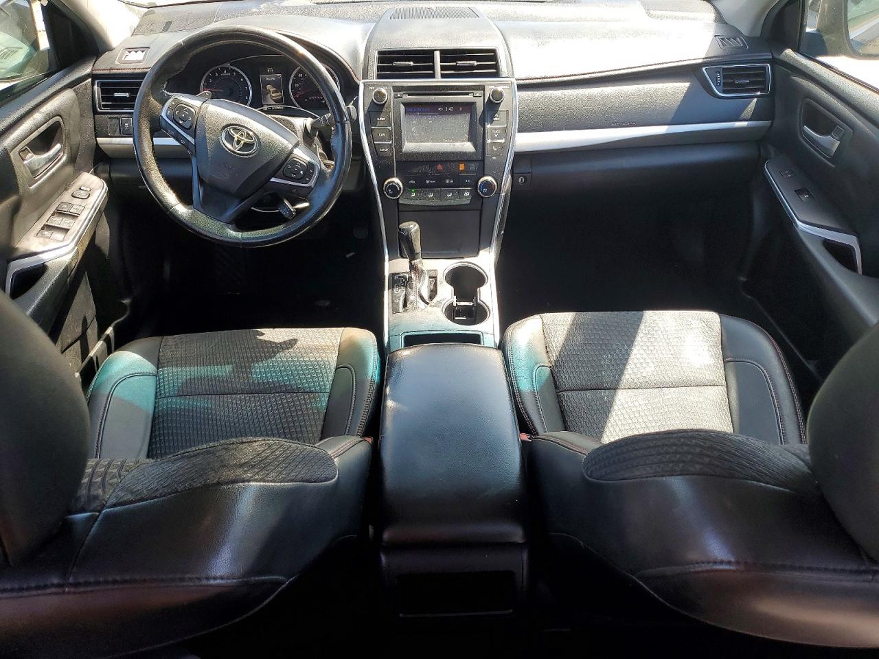 2015 Toyota Camry Se Black vin: 4T1BF1FKXFU950417