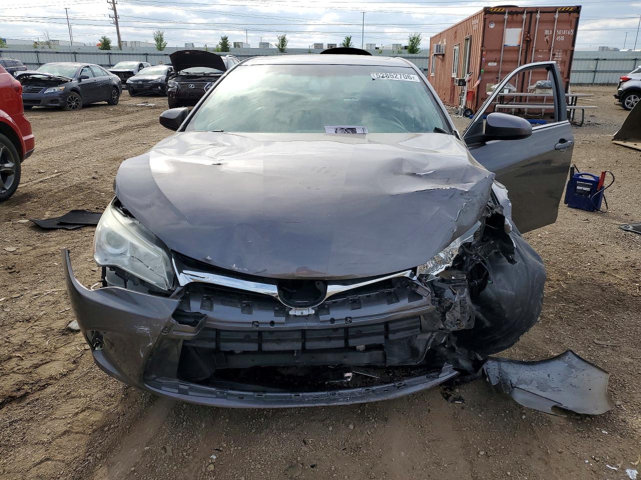 2015 Toyota Camry Xle Gray vin: 4T1BF1FKXFU951938