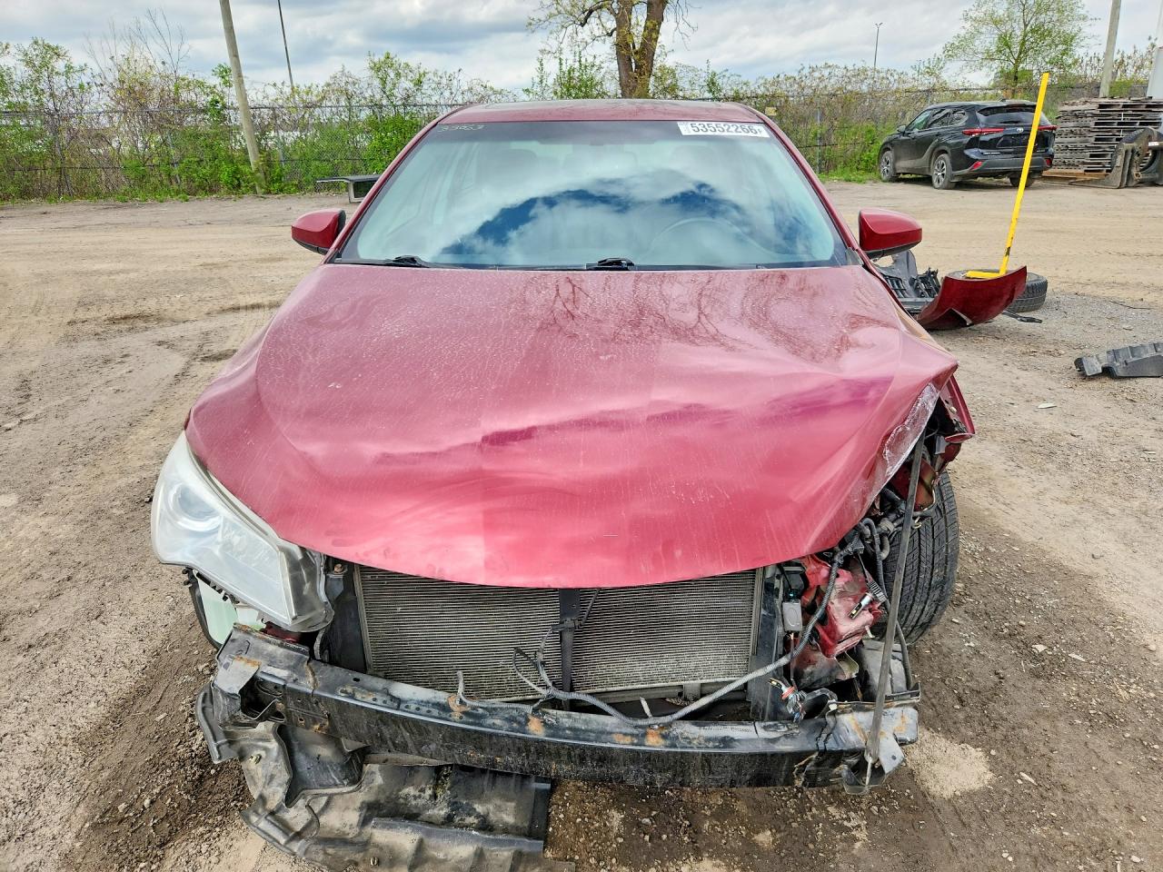 2015 Toyota Camry Le Red vin: 4T1BF1FKXFU994112