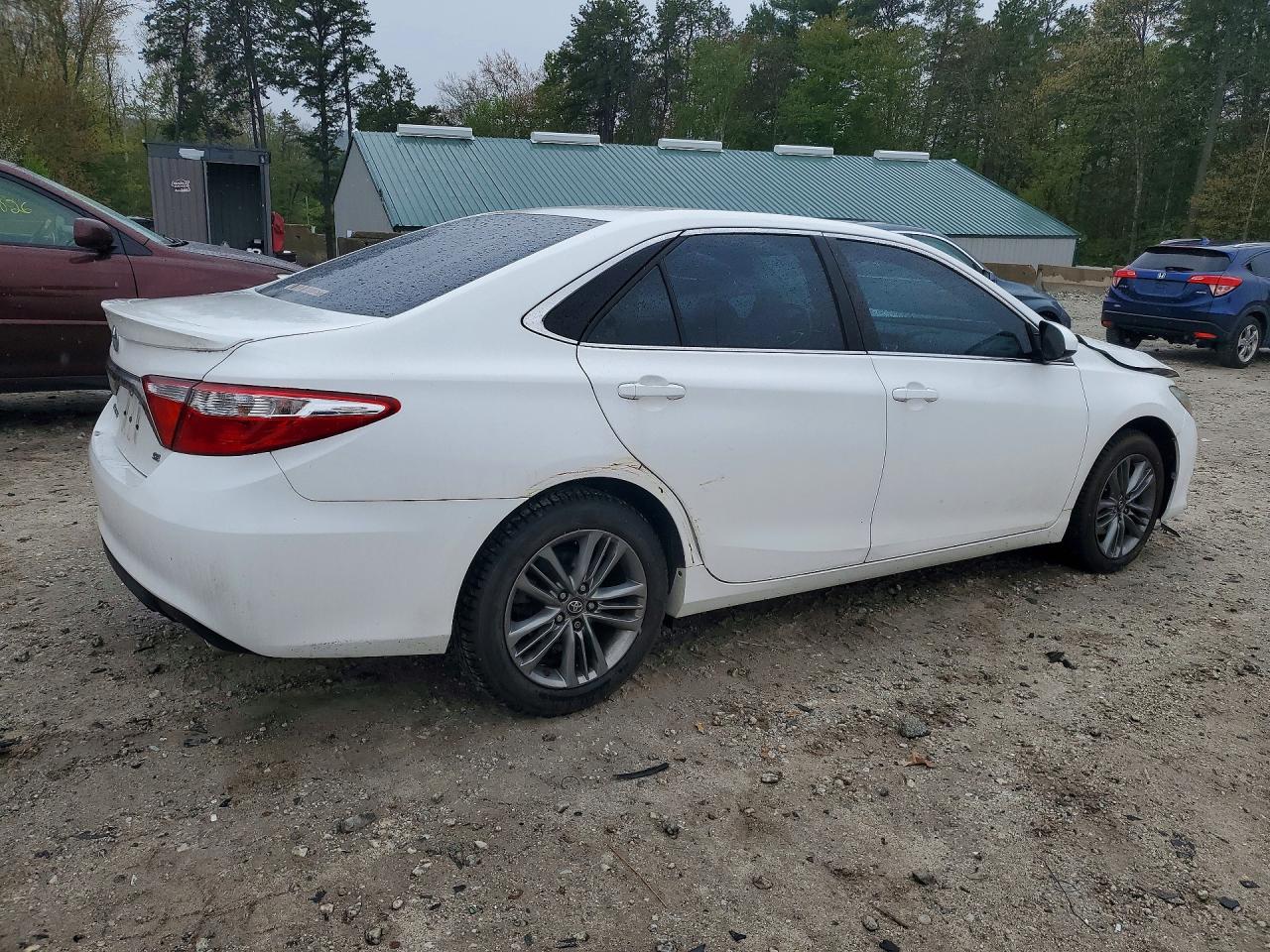 2017 Toyota Camry Se White vin: 4T1BF1FKXHU273579