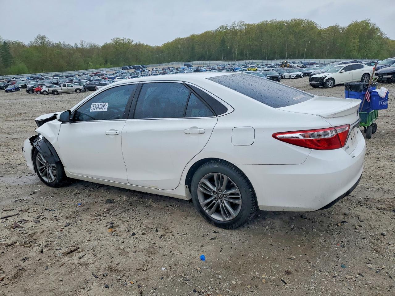 2017 Toyota Camry Se White vin: 4T1BF1FKXHU273579
