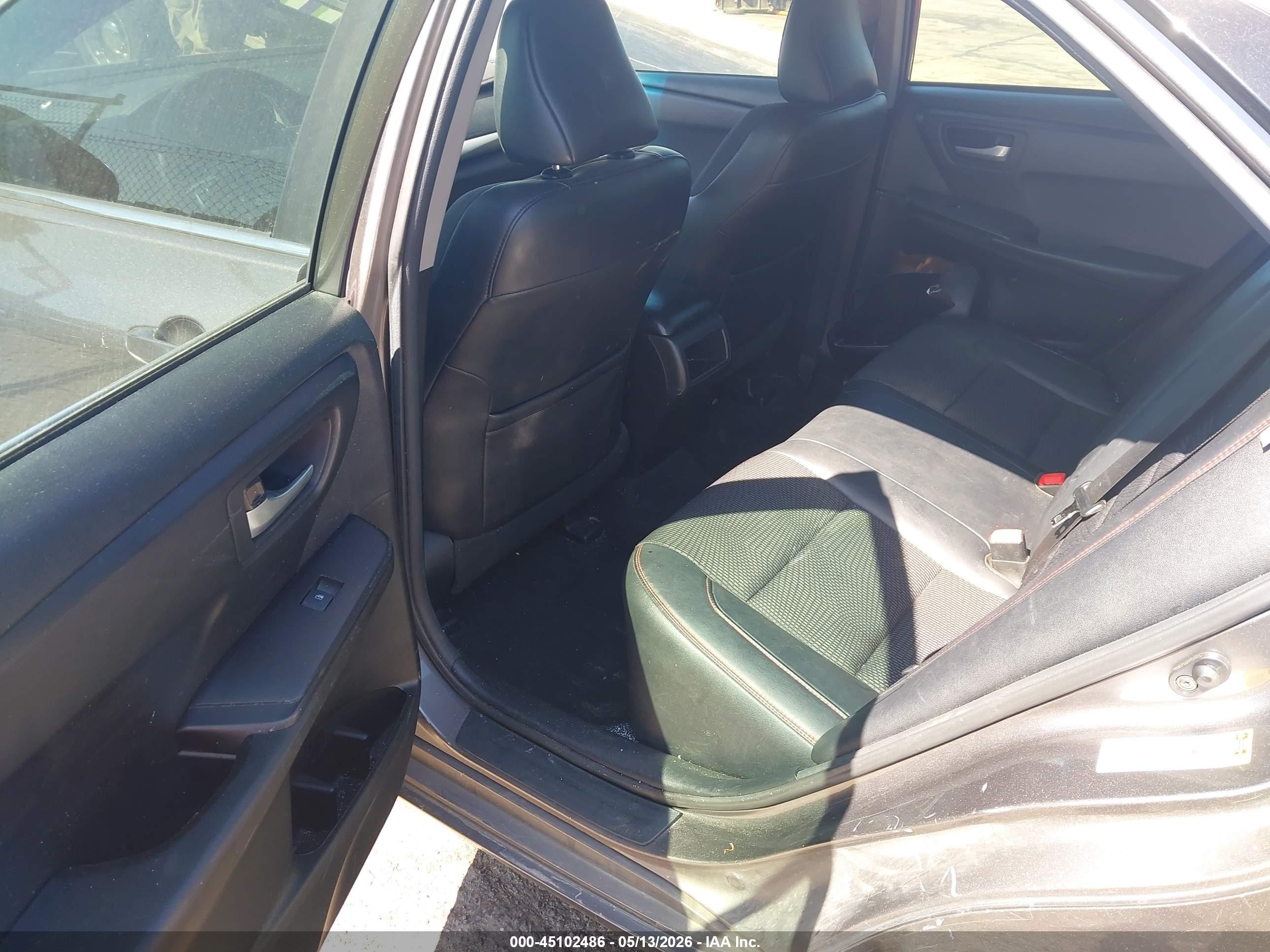 2017 Toyota Camry Se Gray vin: 4T1BF1FKXHU324305